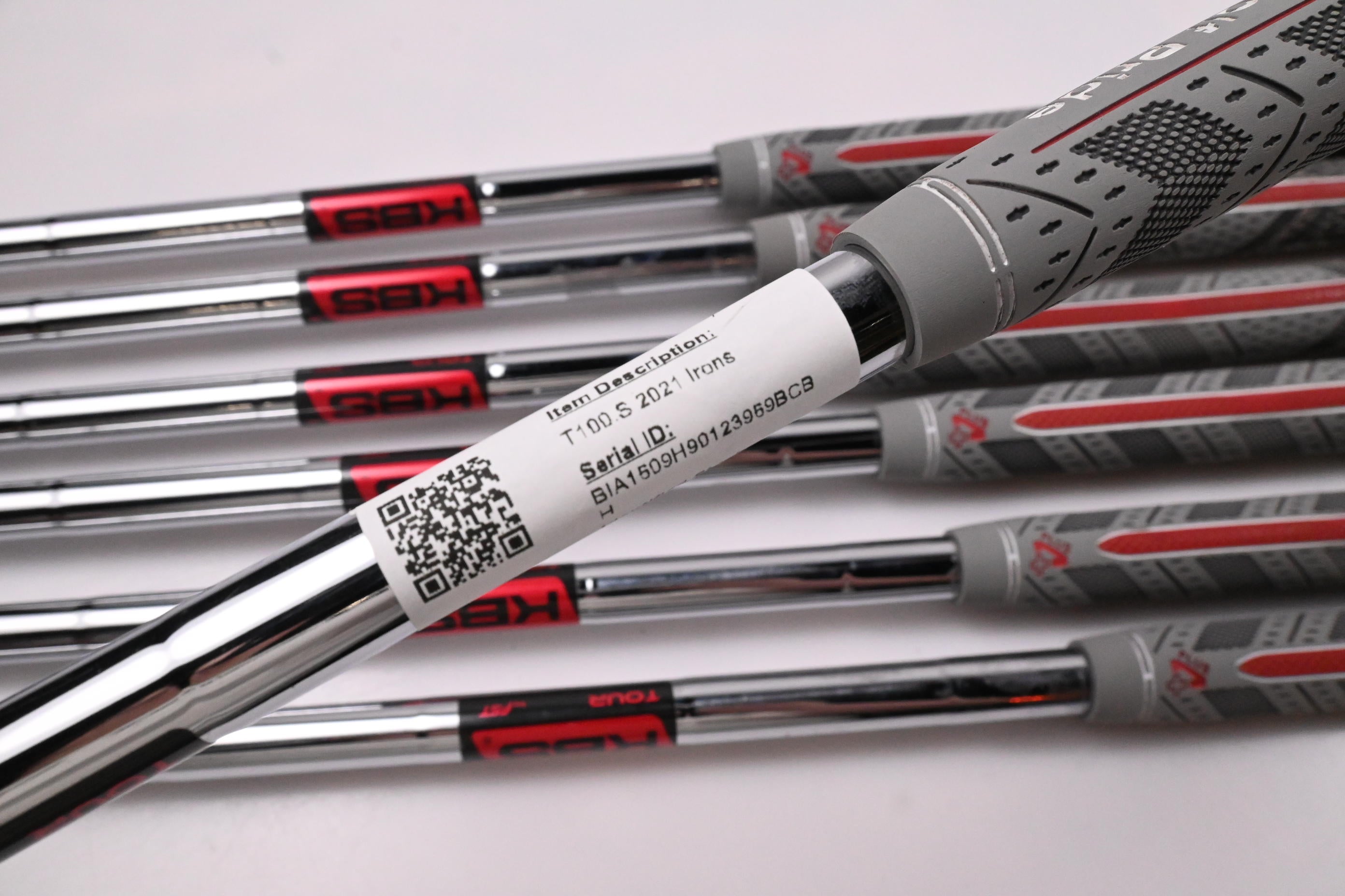 Titleist T100.S 2021 Irons / 5-PW+48° / Regular Flex KBS Tour Shafts