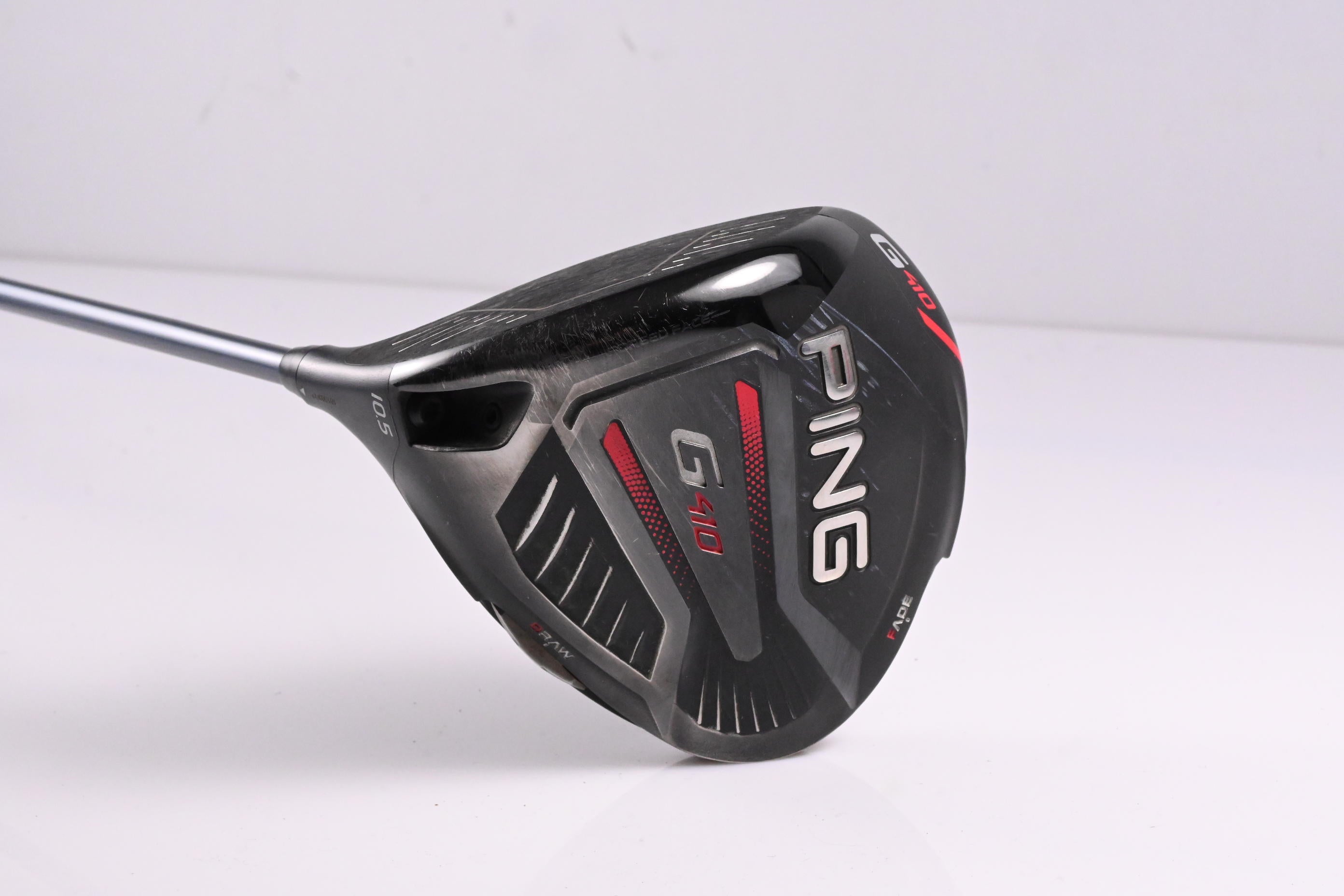 Left Hand Ping G410 Plus Driver / 10.5 Degree / Senior Flex Ping Alta CB Slate 55 Shaft