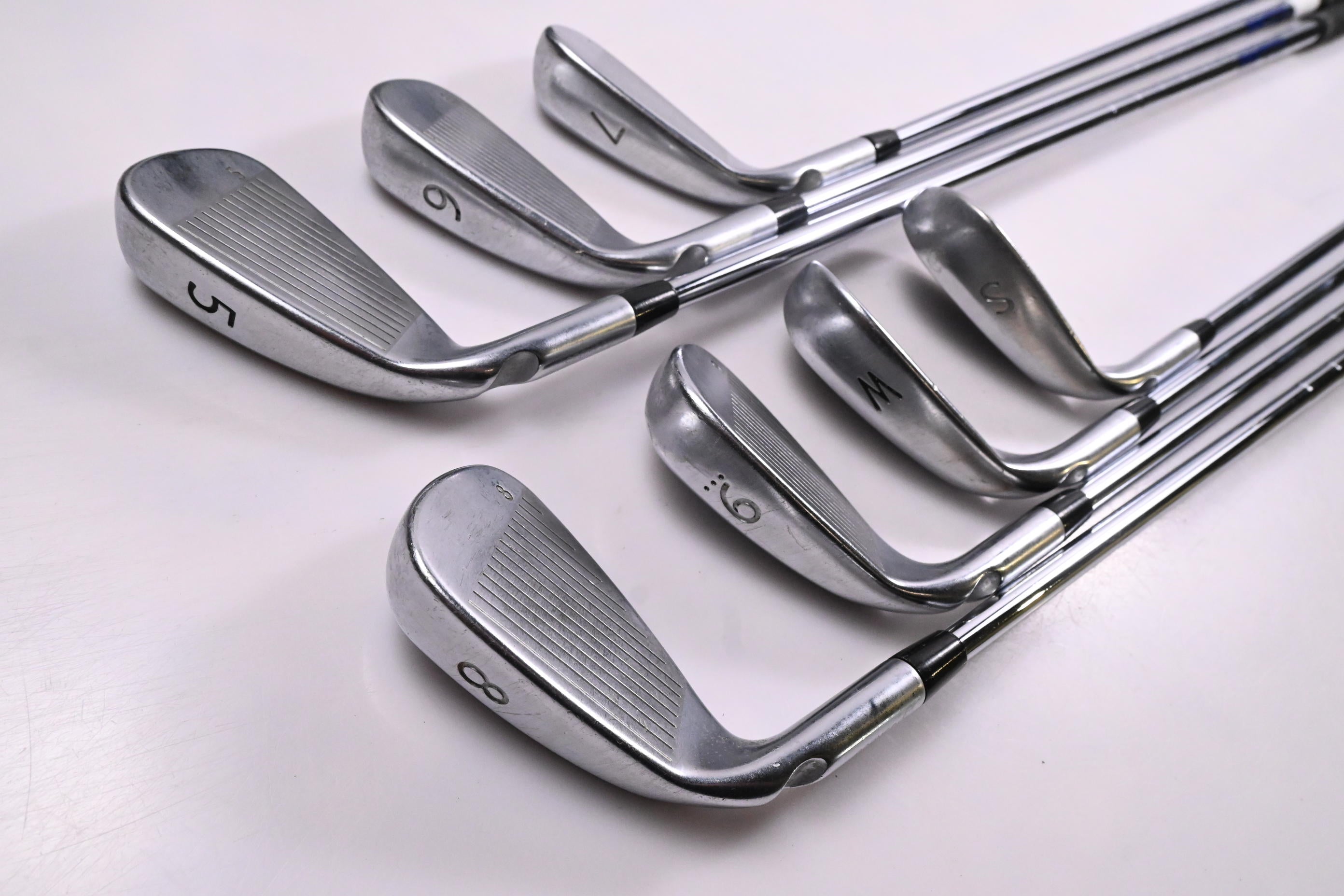 Ping G400 Irons / 5-PW+SW / Red Dot / Regular Flex Ping AWT 2.0 Shafts