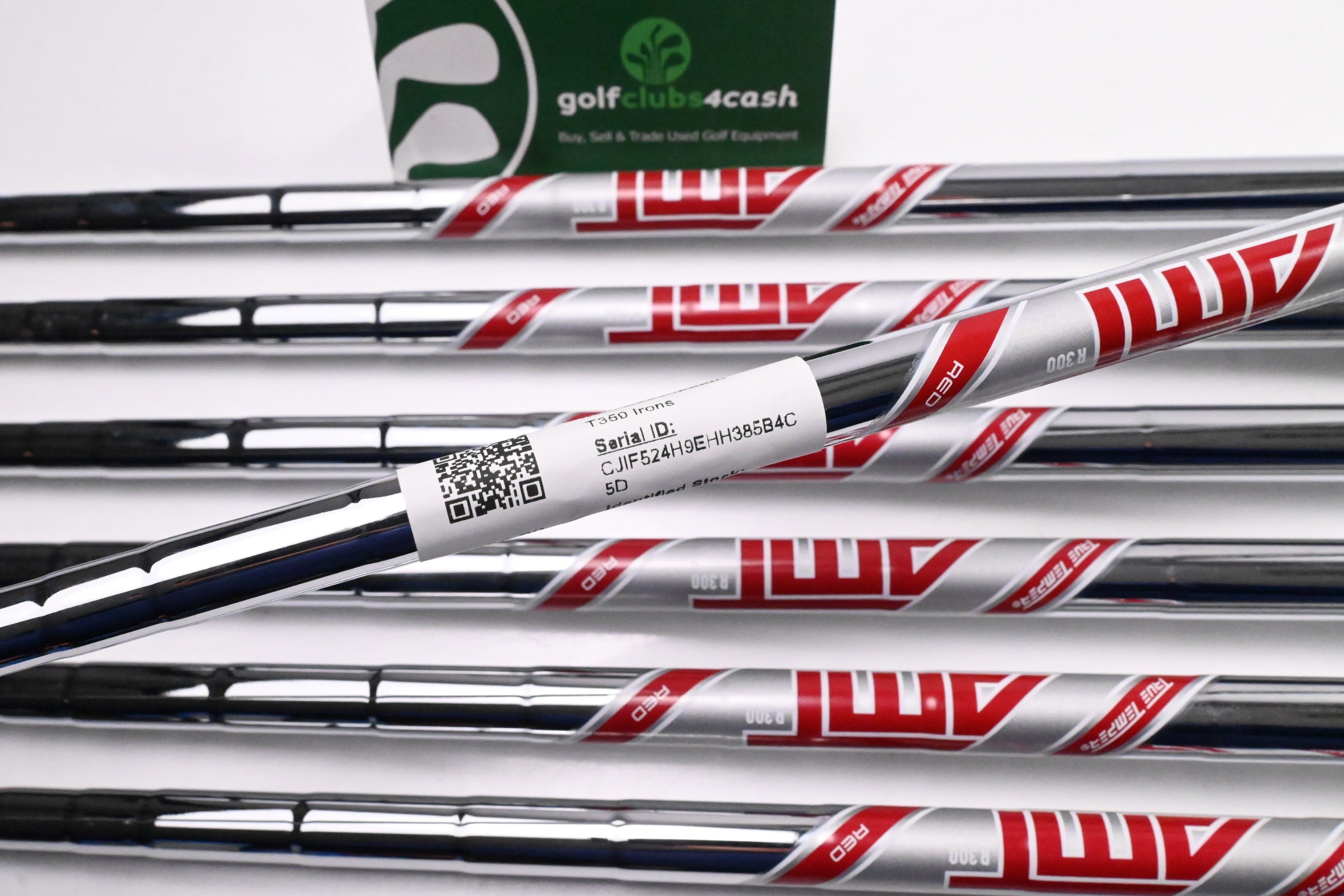 Titleist T350 Irons / 5-PW+48° / Regular Flex AMT Red R300 Shafts