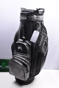 Rife Cooler Waterproof Design Cart Bag / 15-Way Divider / Black & Grey