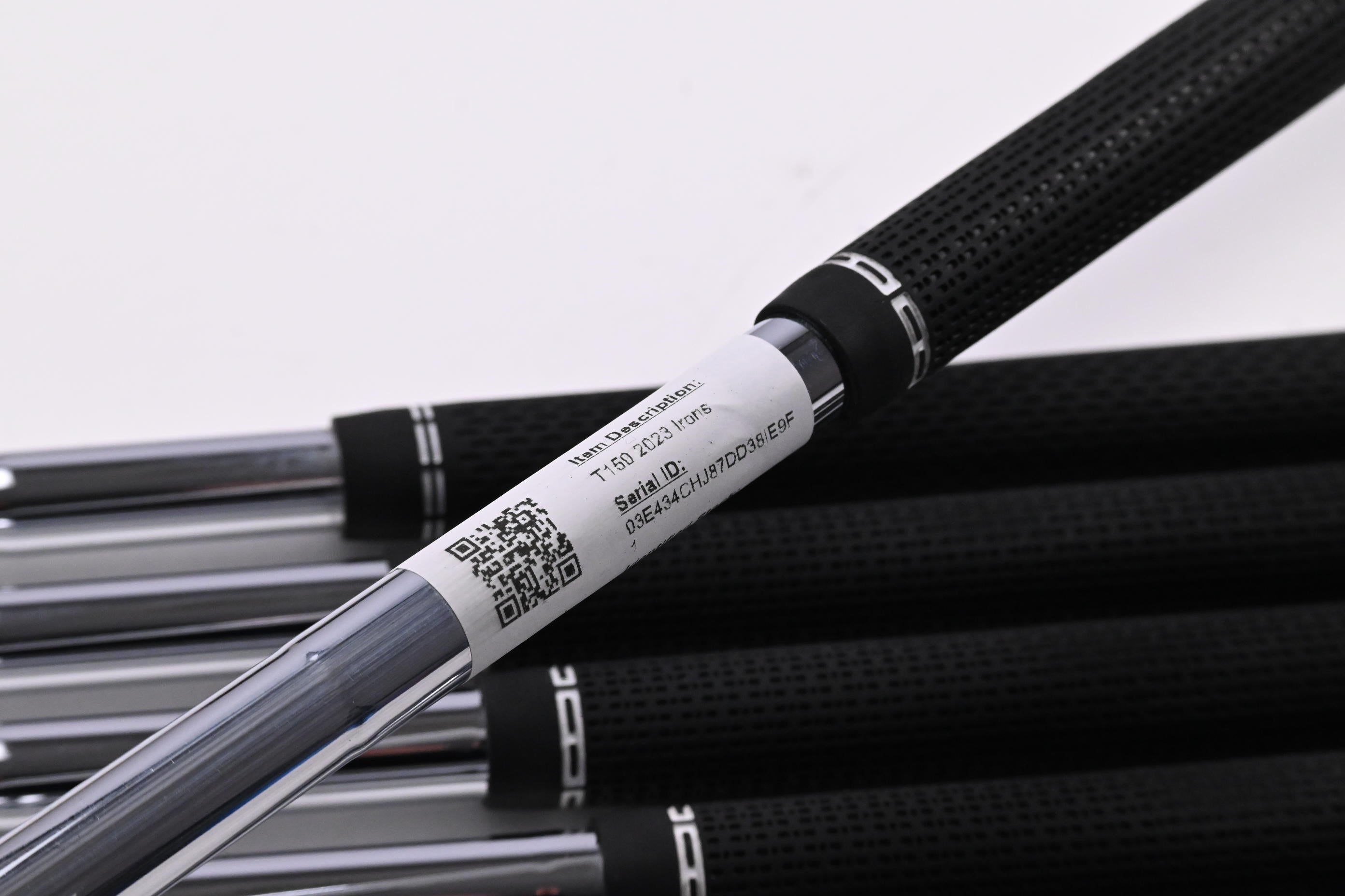 Left Hand Titleist T150 2023 Irons / 5-PW / Stiff Flex AMT Black S300 Shafts