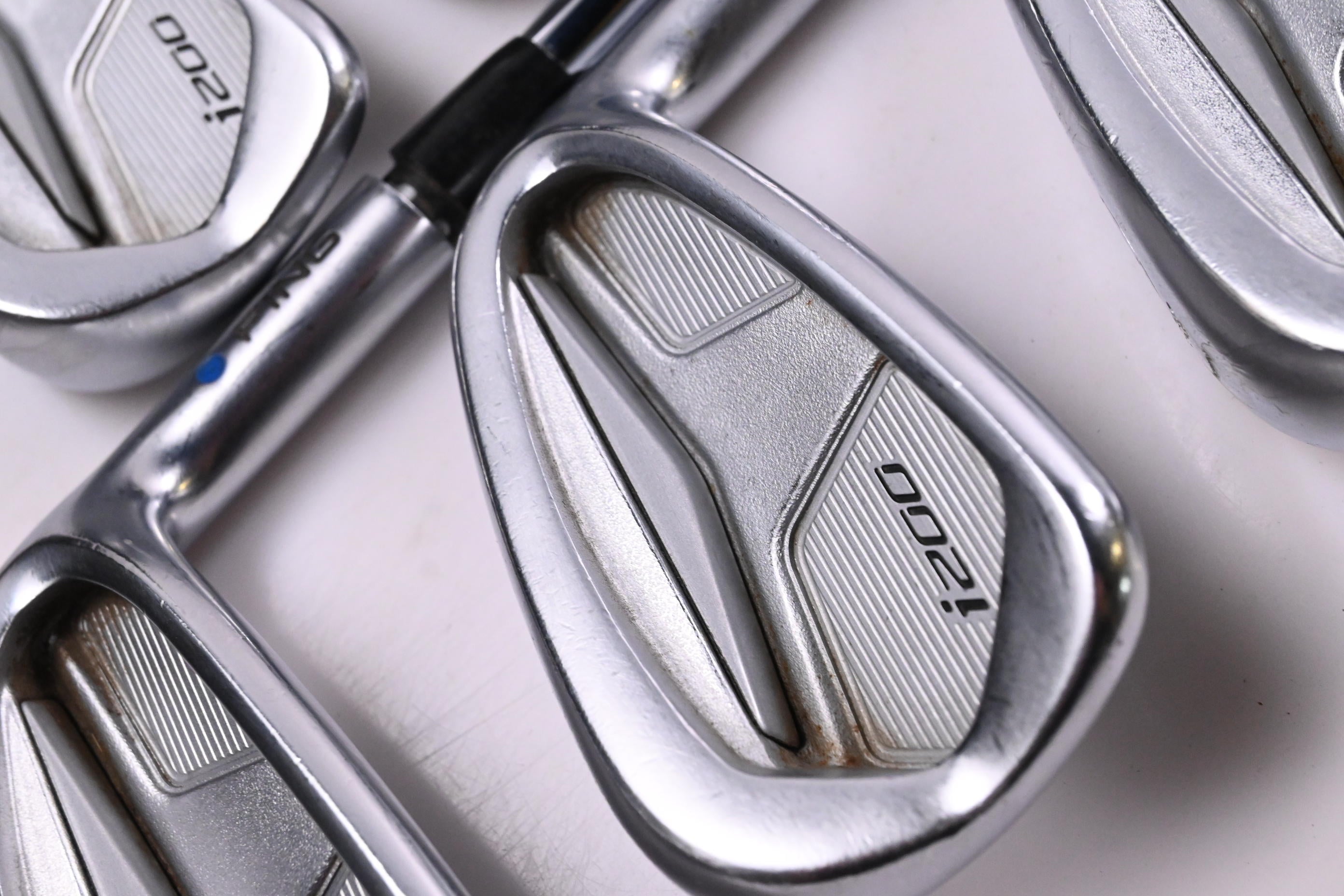 Ping i200 Irons / 4-PW / Blue Dot / Stiff Flex Dynamic Gold S300 Shafts