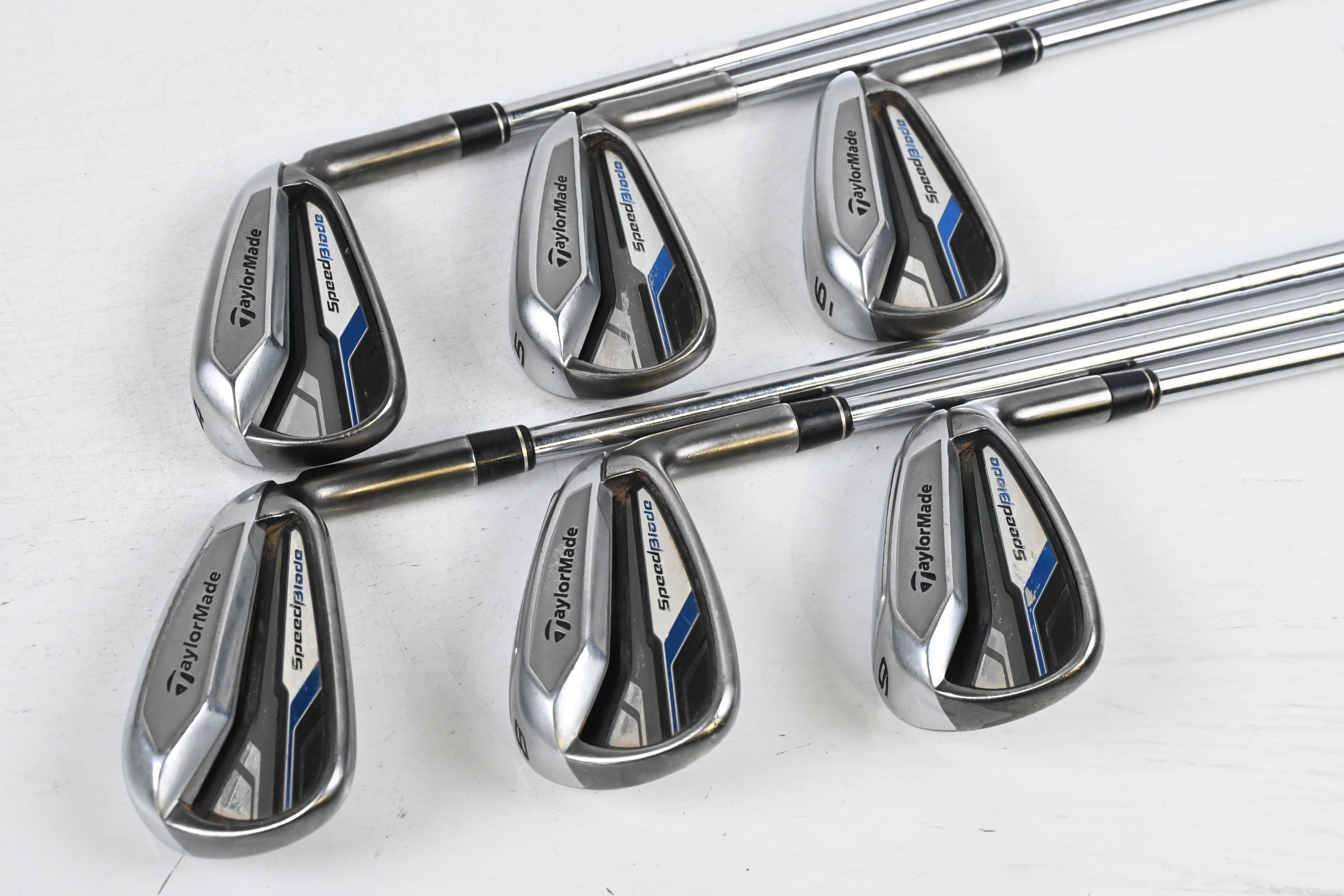 Taylormade Speedblade Irons / 4-9i / Stiff Flex Speedblade 85 Shafts