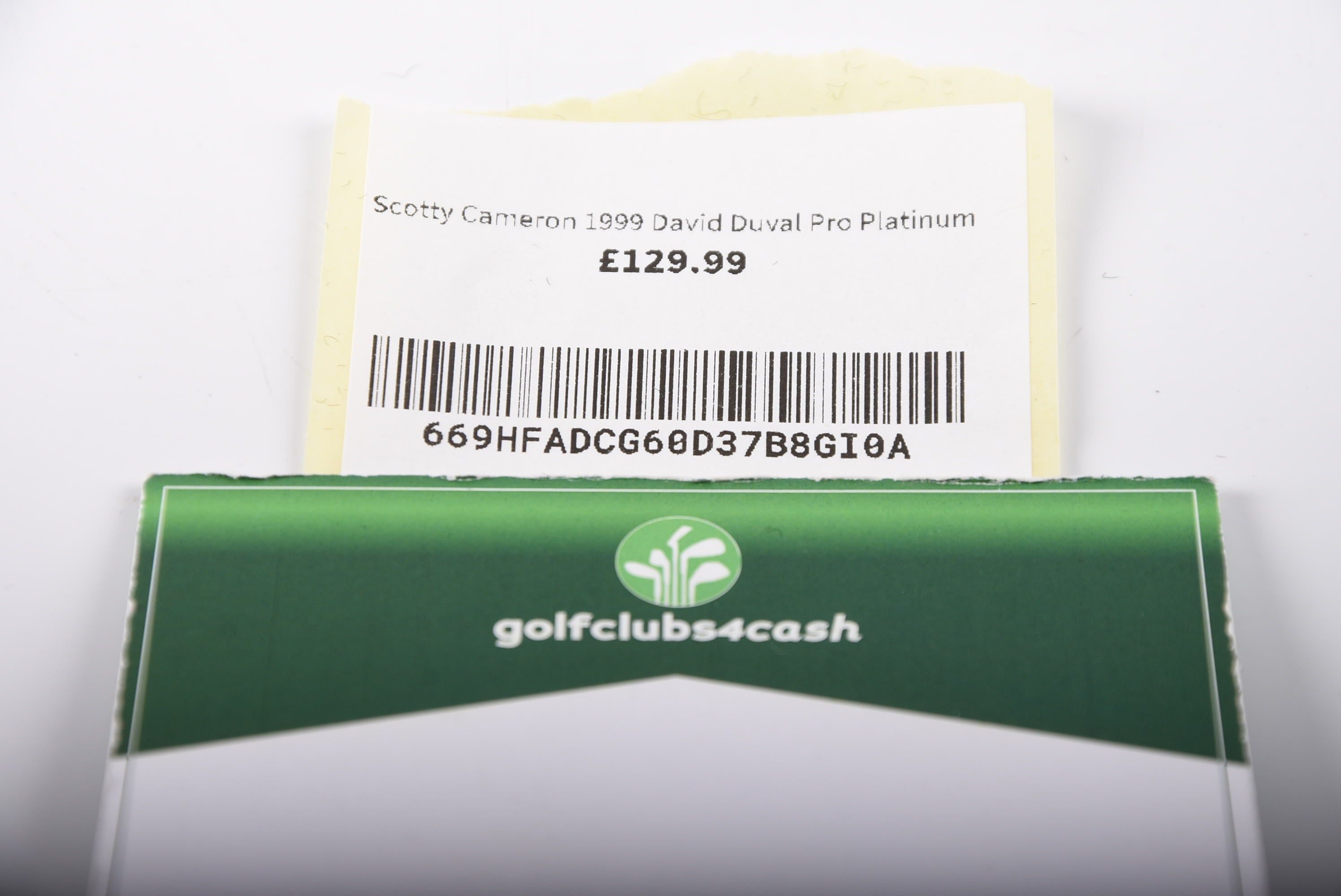 Scotty Cameron 1999 David Duval Pro Platinum Putter Cover / Blade / Grey