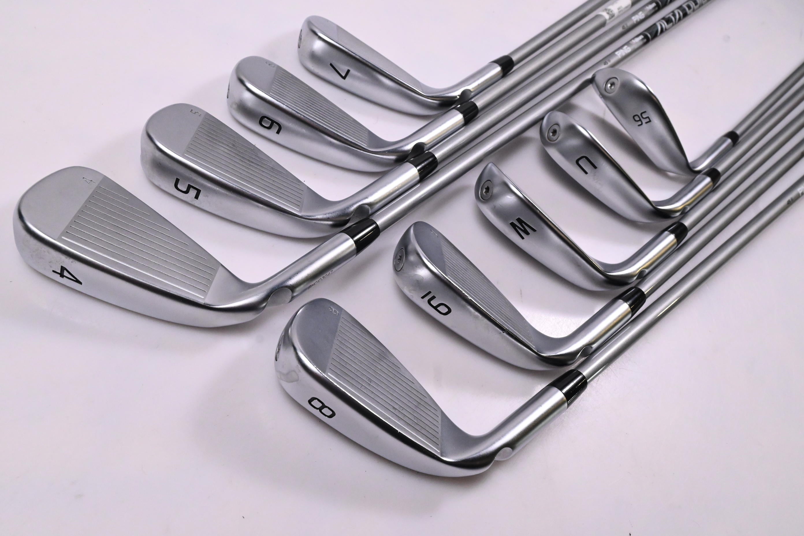 Ping G440 Irons / 4-PW+GW+SW / Orange Dot / Senior Flex Ping Alta Quick 45