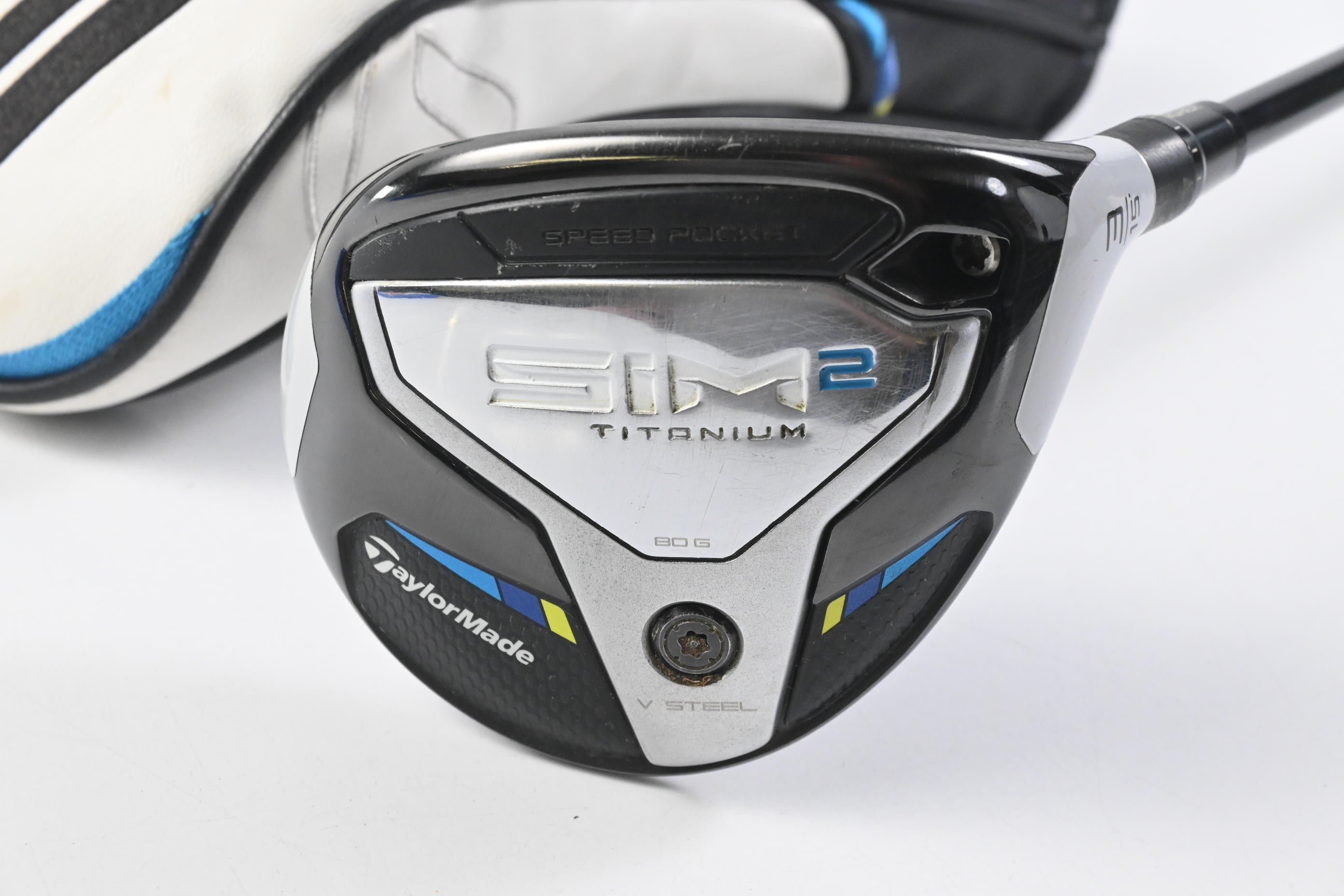 Taylormade SIM2 Ti #3 Wood / 15 Degree / Stiff Flex HZRDUS Smoke Black RDX 70