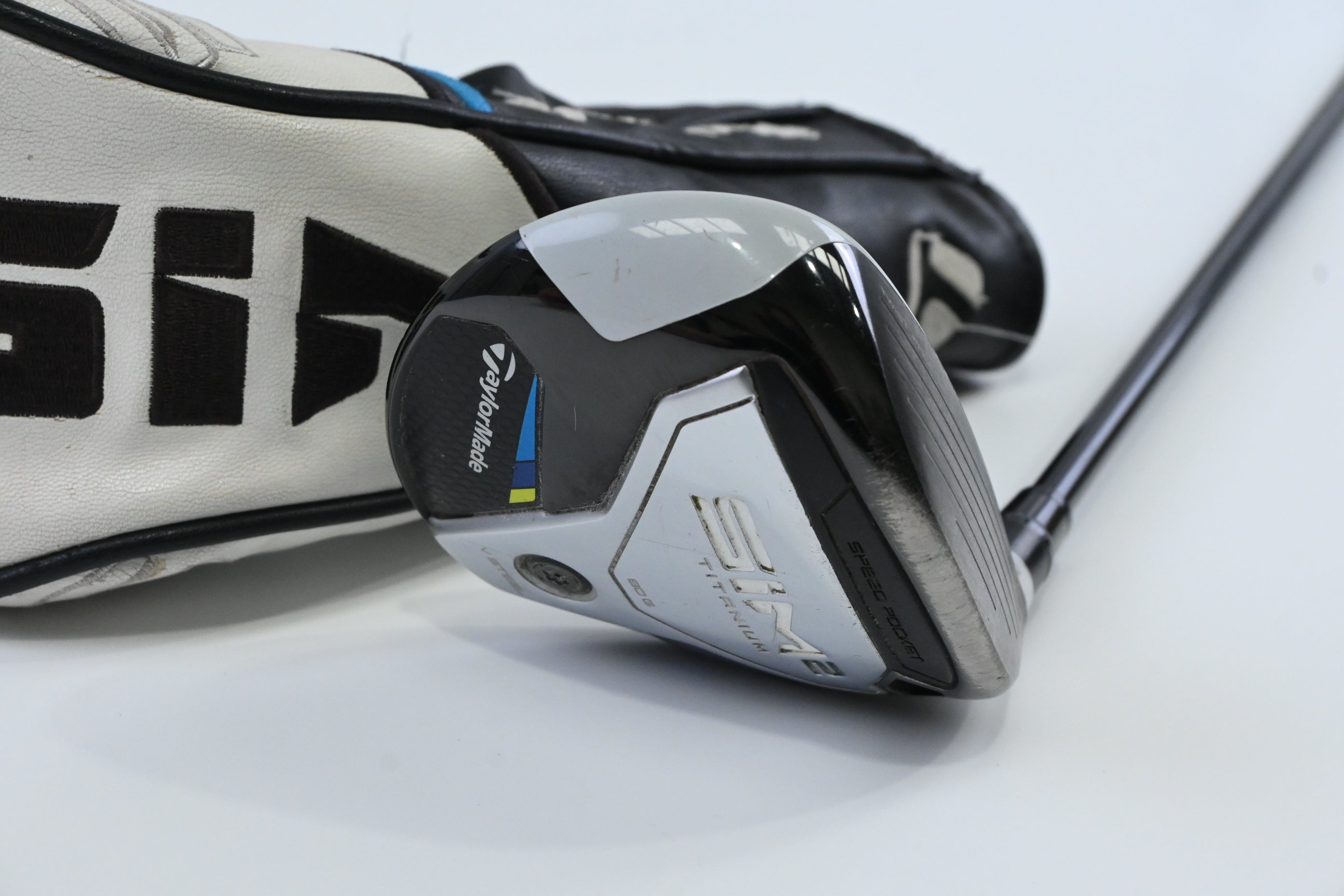 Taylormade SIM2 Ti #3 Wood / 15 Degree / Stiff Flex Tensei AV Raw Blue 65 Shaft