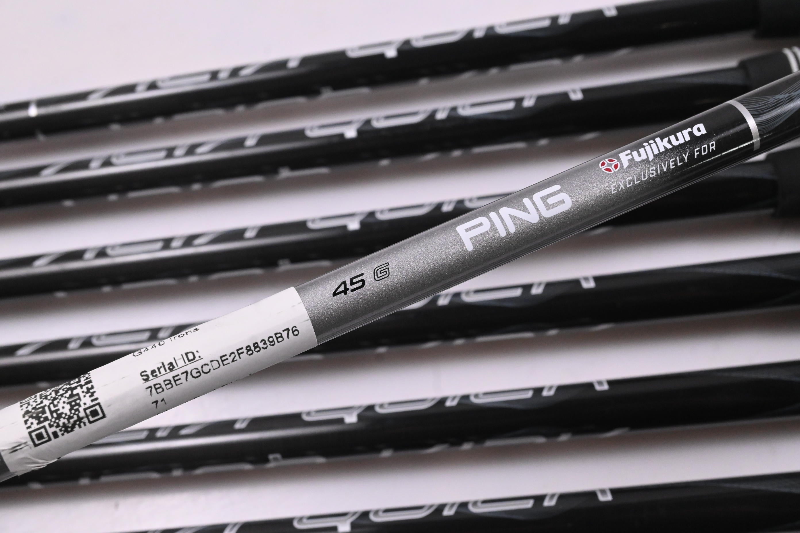 Ping G440 Irons / 4-PW+GW+SW / Orange Dot / Senior Flex Ping Alta Quick 45