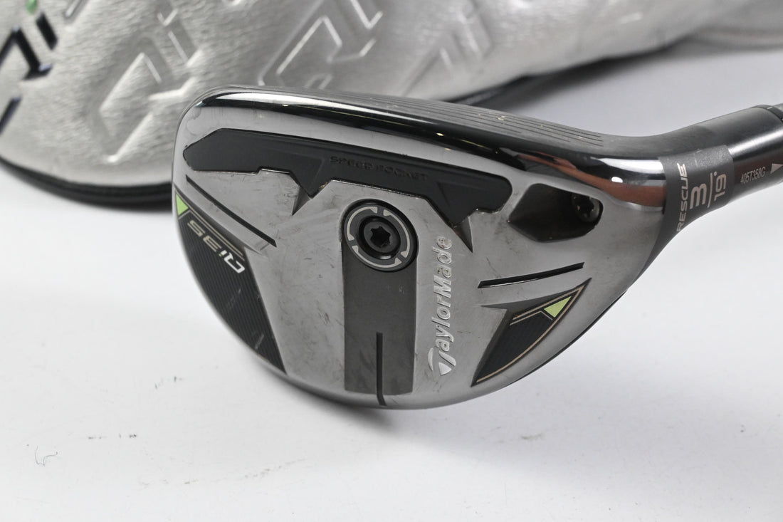 Taylormade Qi35 #3 Hybrid / 19 Degree / Stiff Flex Ventus Blue 7 Shaft