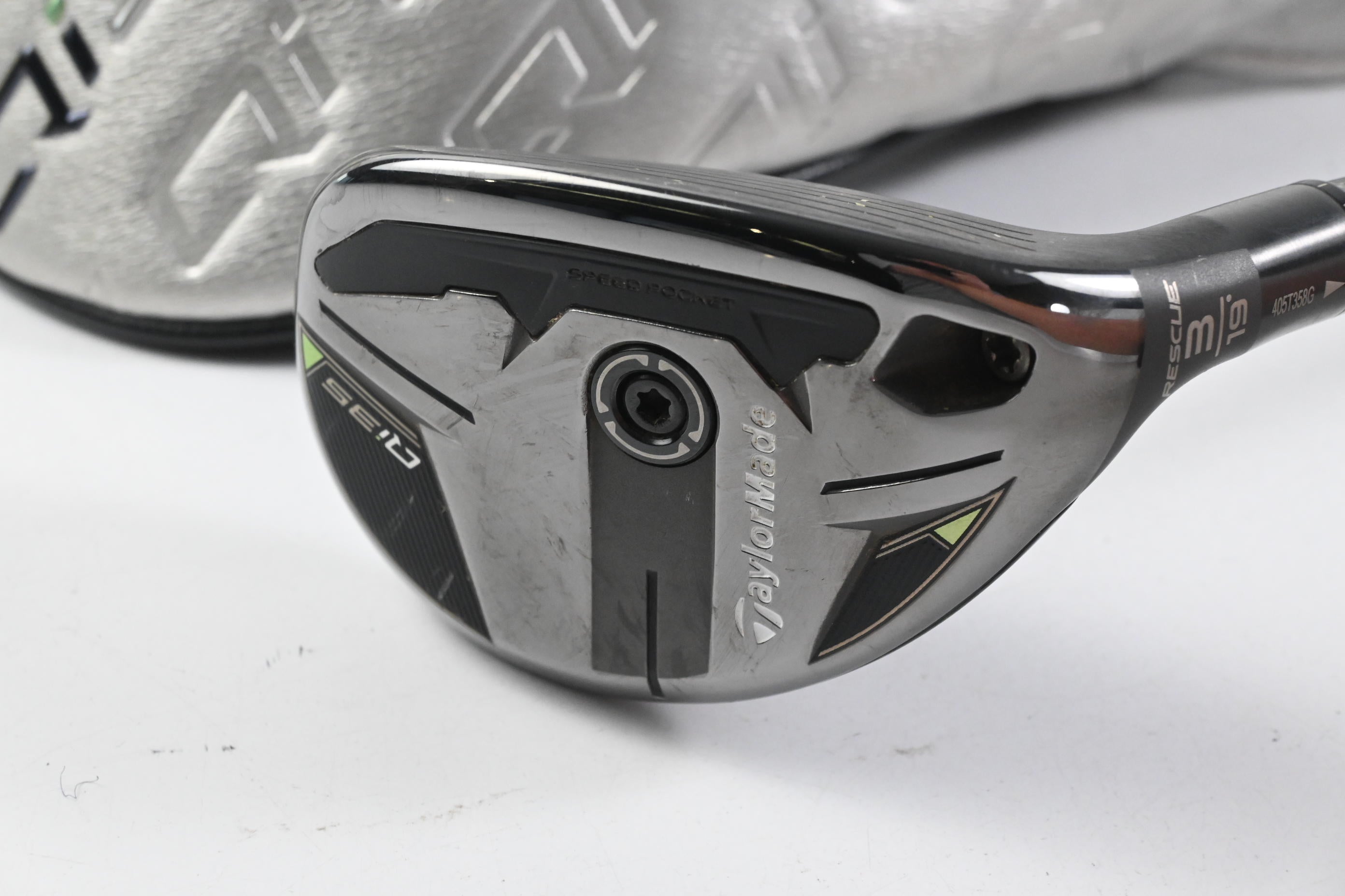 Taylormade Qi35 #3 Hybrid / 19 Degree / Stiff Flex Ventus Blue 7 Shaft