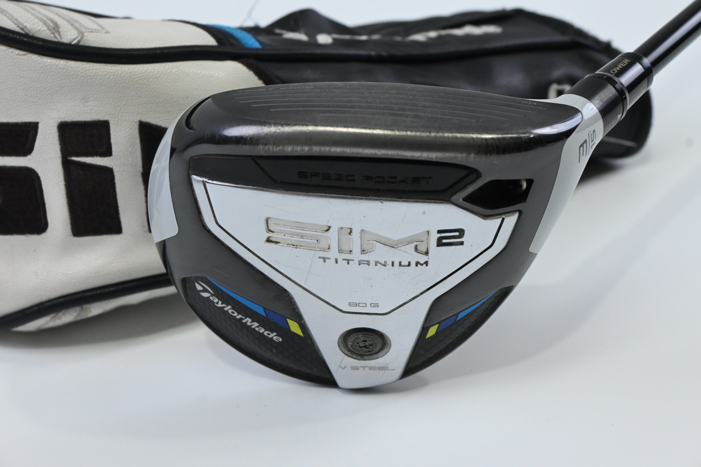 Taylormade SIM2 Ti #3 Wood / 15 Degree / Stiff Flex Tensei AV Raw Blue 65 Shaft