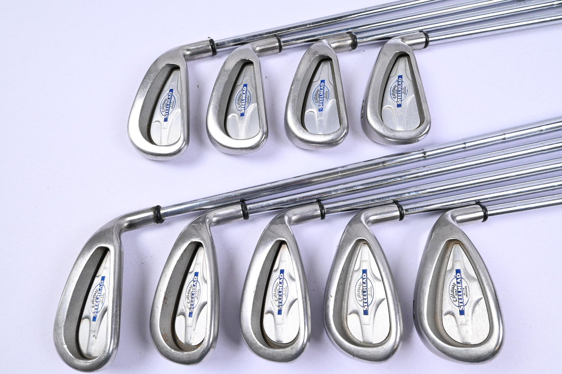 Callaway X-14 Irons / 3-PW+SW / Uniflex Callaway Steelhead Shafts