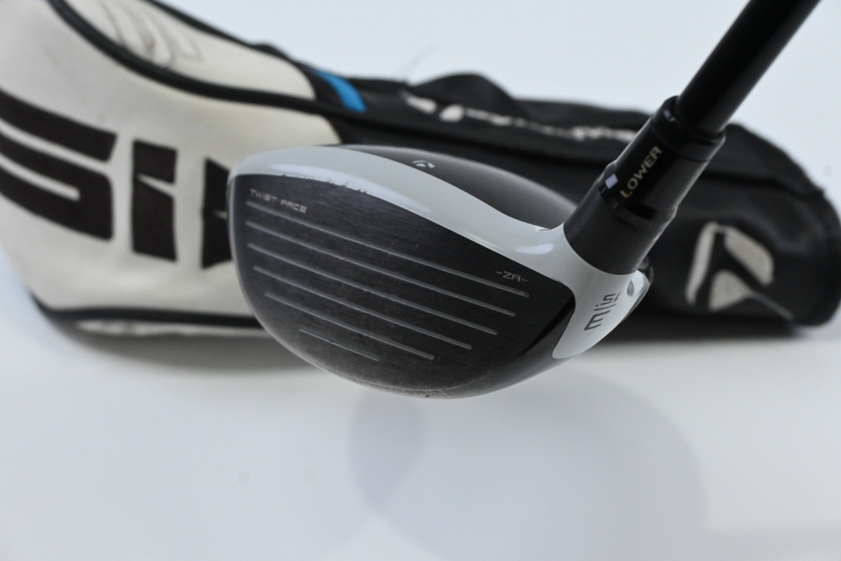 Taylormade SIM2 Ti #3 Wood / 15 Degree / Stiff Flex Tensei AV Raw Blue 65 Shaft