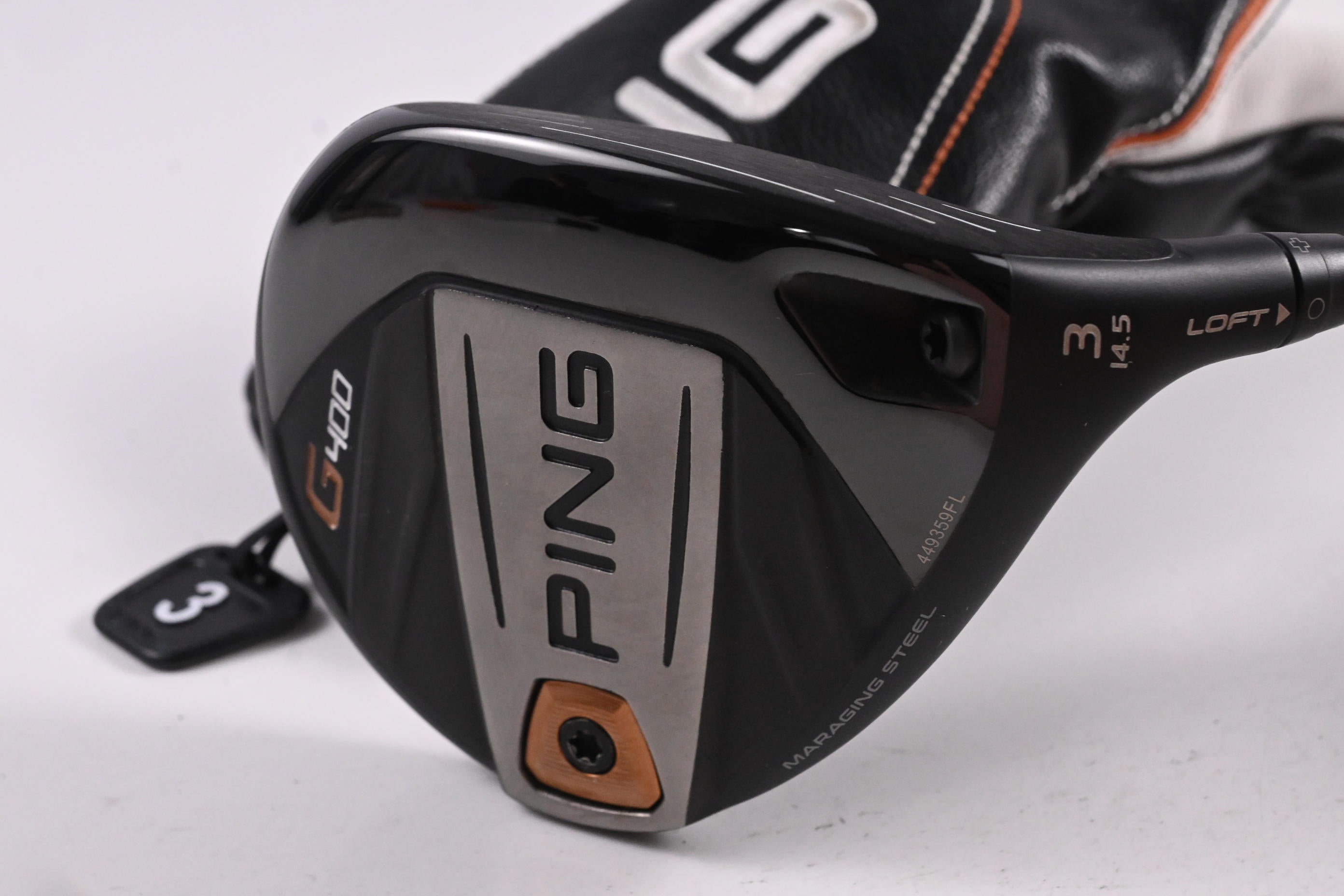 Ping G400 #3 Wood / 14.5 Degree / Stiff Flex Ping Tour 75 Shaft