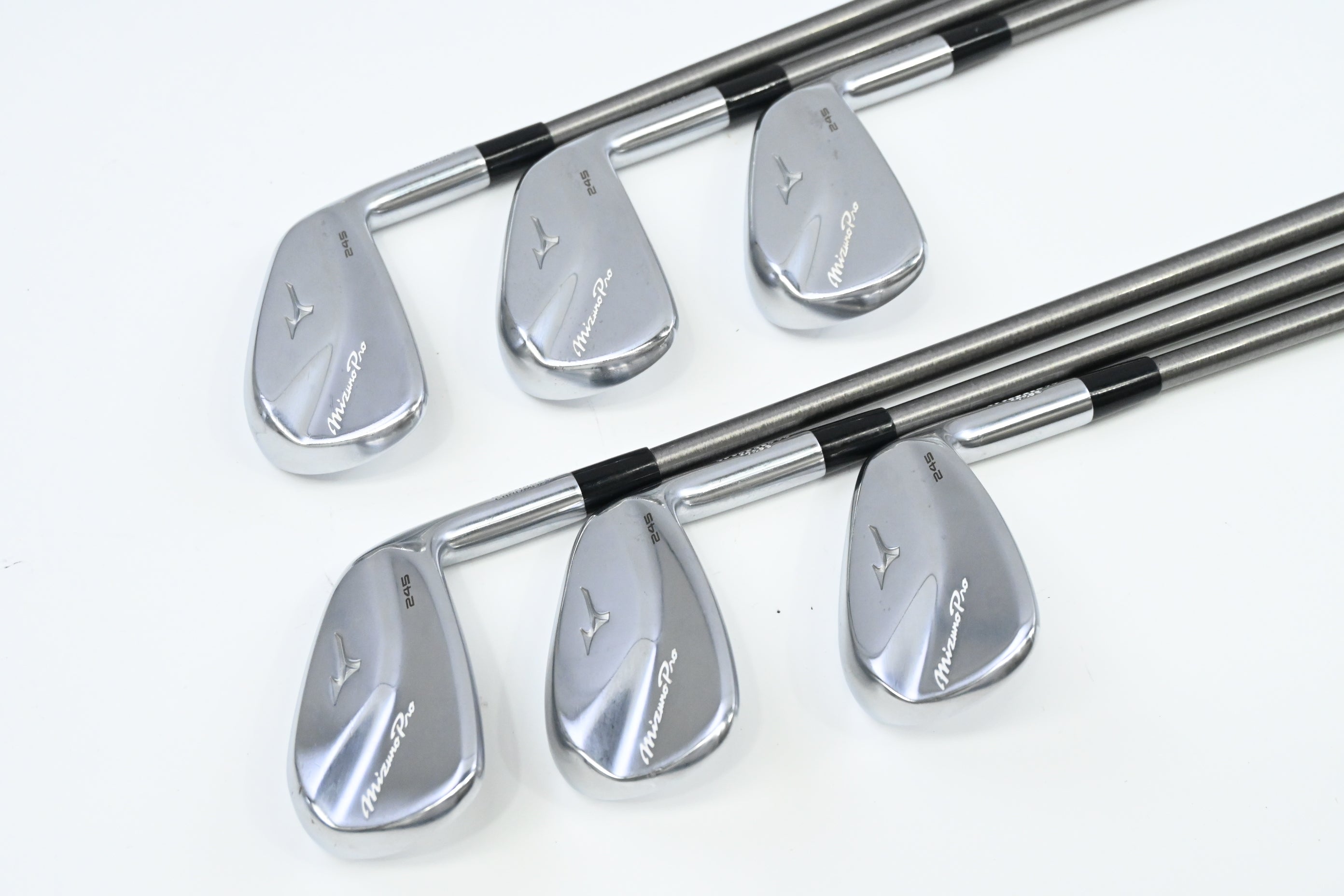 Mizuno Pro 245 Irons / 5-PW / Regular Flex AeroTech SteelFiber 95 Shafts