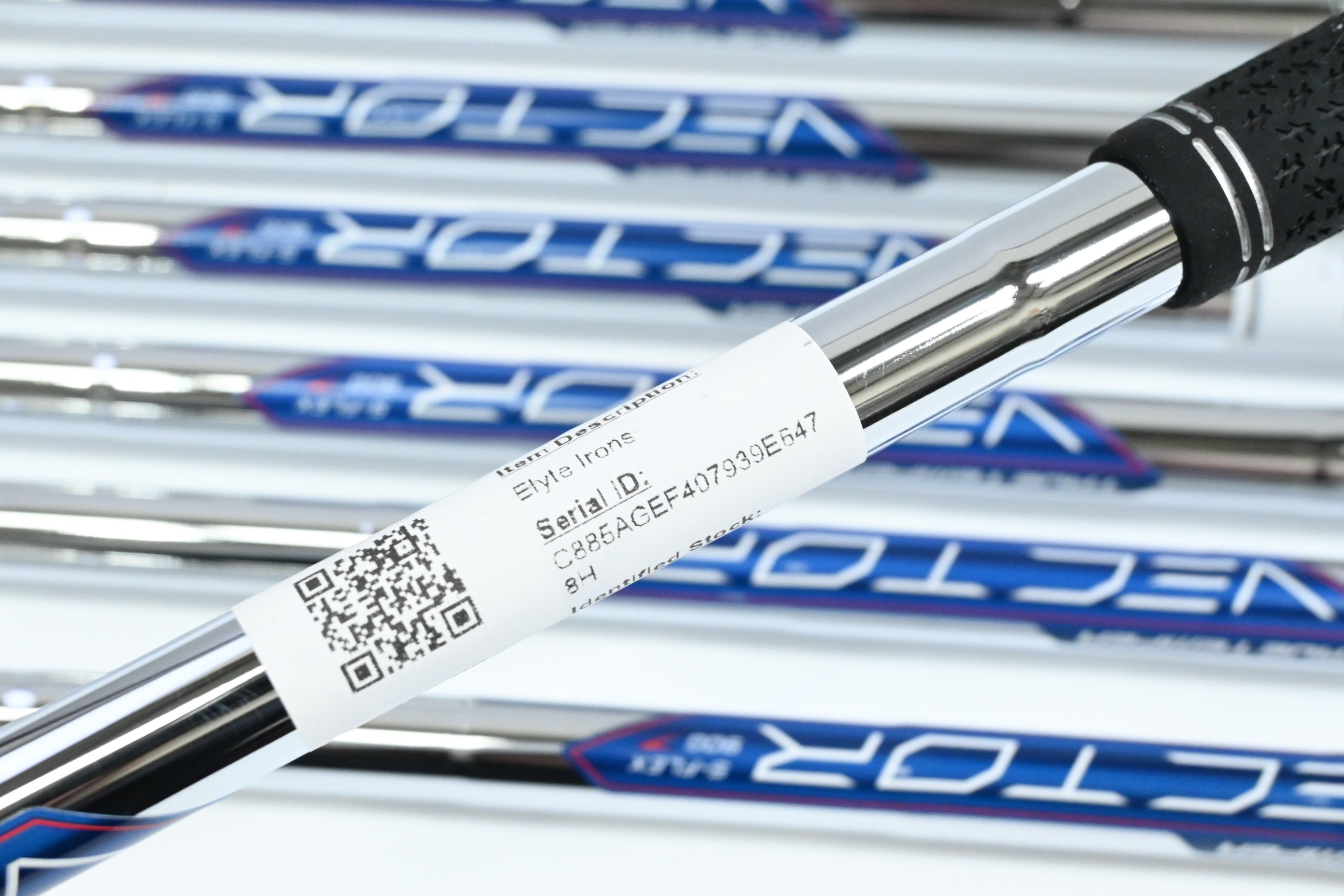 Callaway Elyte Irons / 4-PW / Stiff Flex Vector 90 Shafts