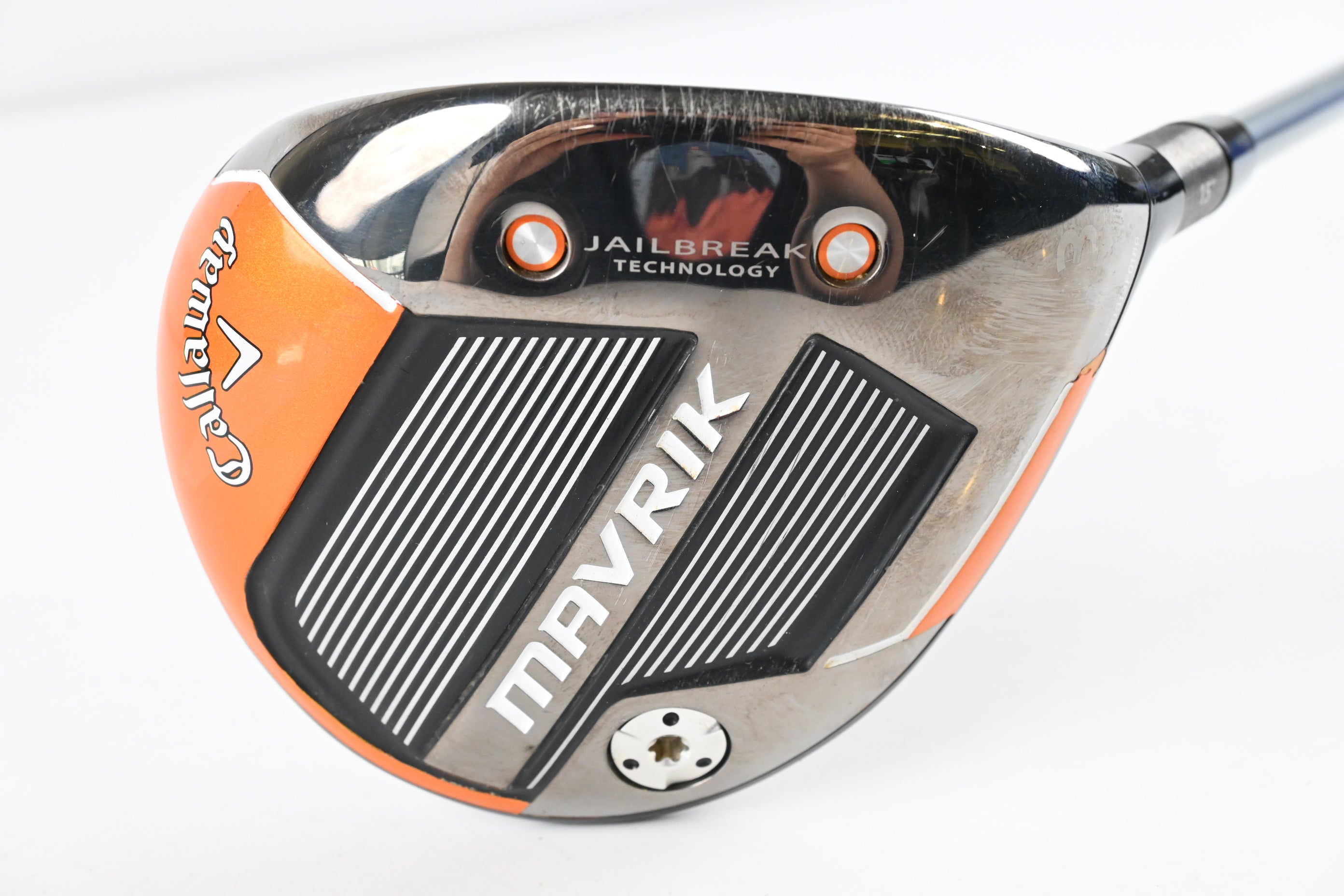 Callaway Mavrik #3 Wood / 15 Degree / Stiff Flex HZRDUS T800 Orange 65 Shaft