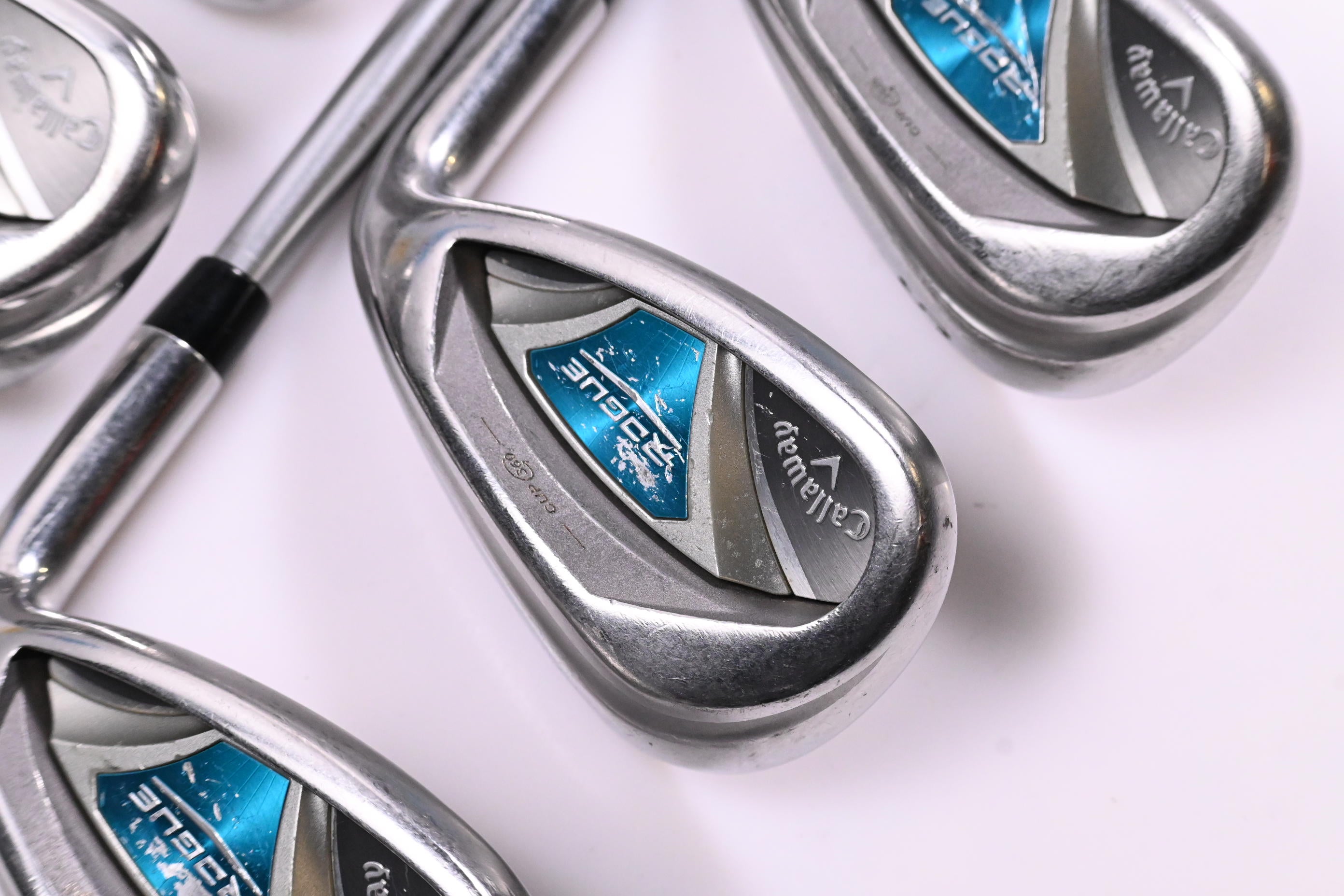 Ladies Callaway Rogue Irons / 8-PW+GW+SW / Ladies Flex Aldila Quaranta 40 Shafts