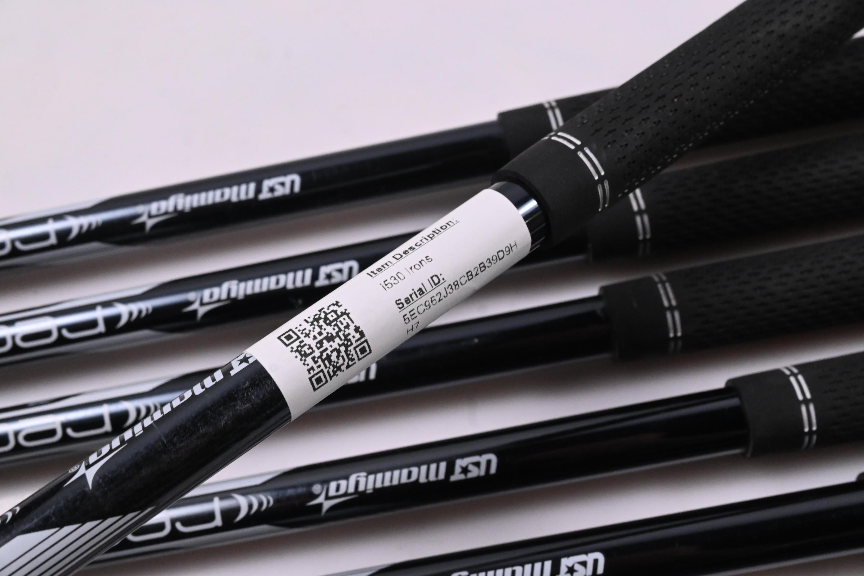 Ping i530 Irons / 4-PW / Black Dot / Senior Flex Recoil Dart 65 Shafts