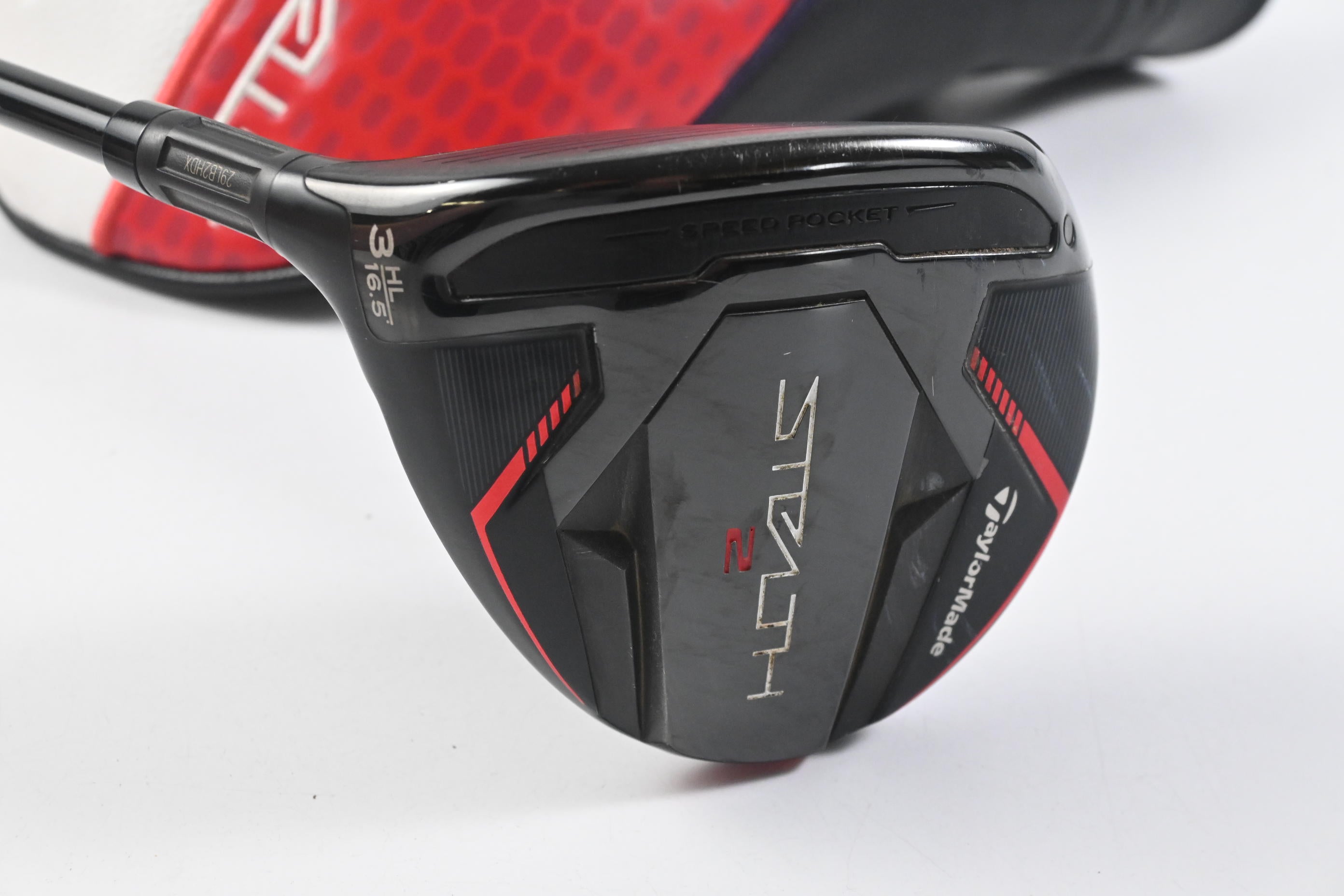 Left Hand Taylormade Stealth 2 #3 HL Wood / 16.5 Degree / Regular Flex Ventus TR