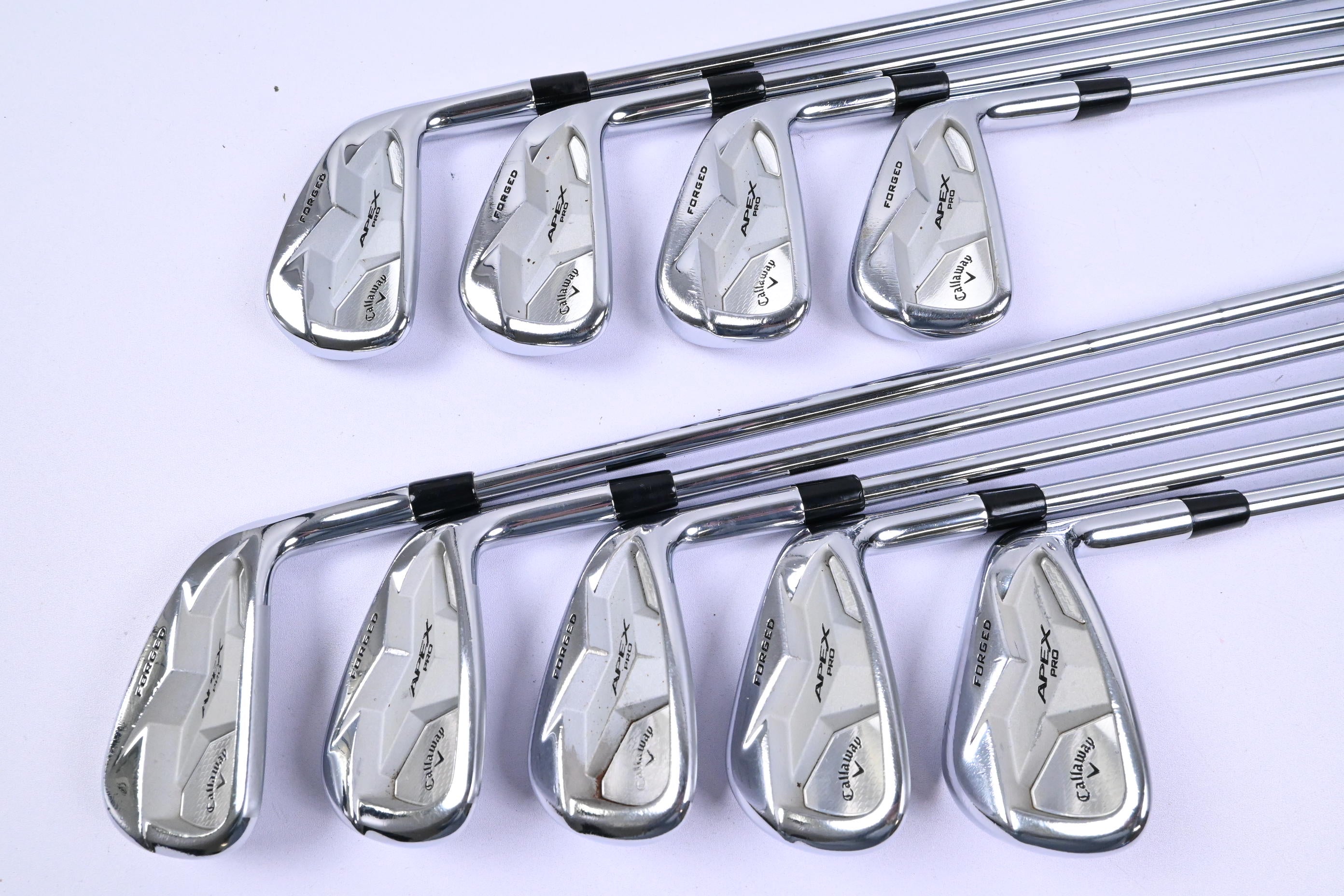 Callaway Apex Pro 19 Irons / 3-PW+GW / Stiff Flex Elevate Tour Shafts