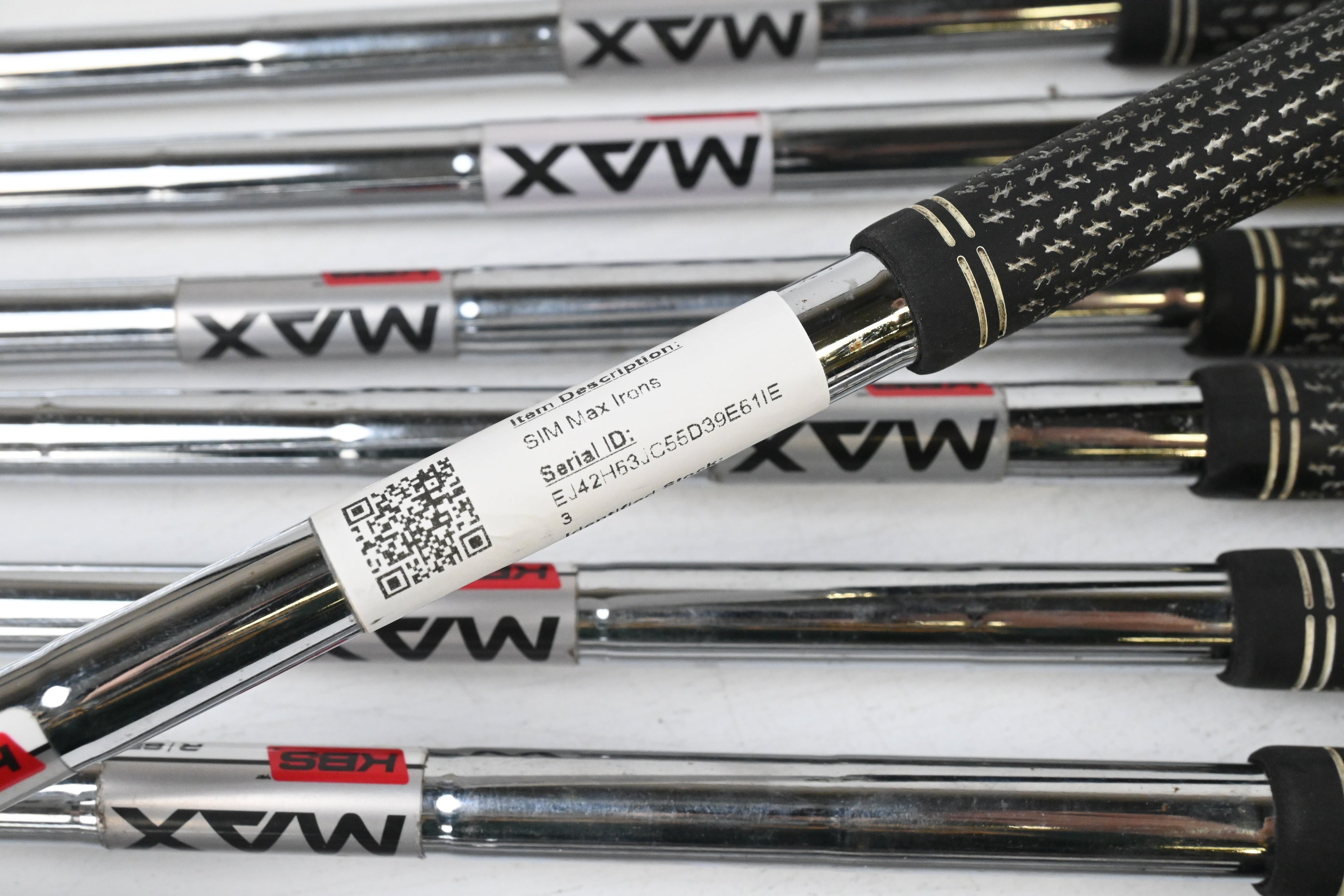 Taylormade SIM Max Irons / 5-PW+SW+LW / Regular Flex KBS MAX 85 Shafts