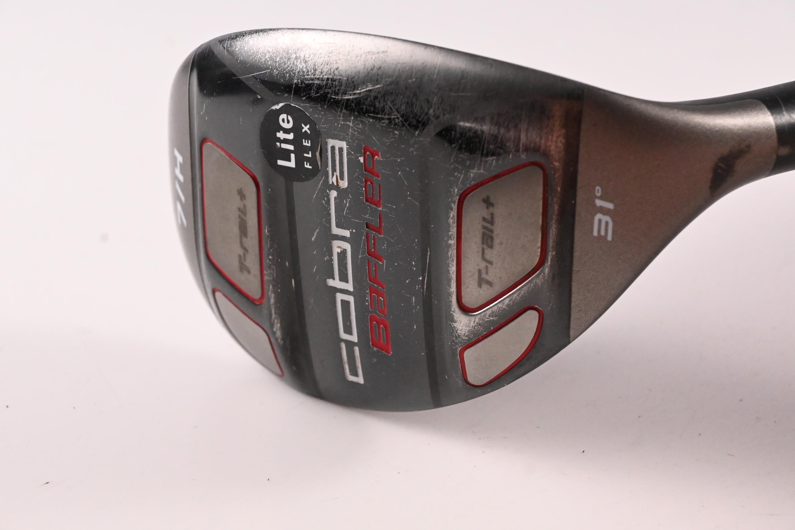 Cobra Baffler Red #7 Hybrid / 31 Degree / Senior Flex Graphite Design 65 Shaft
