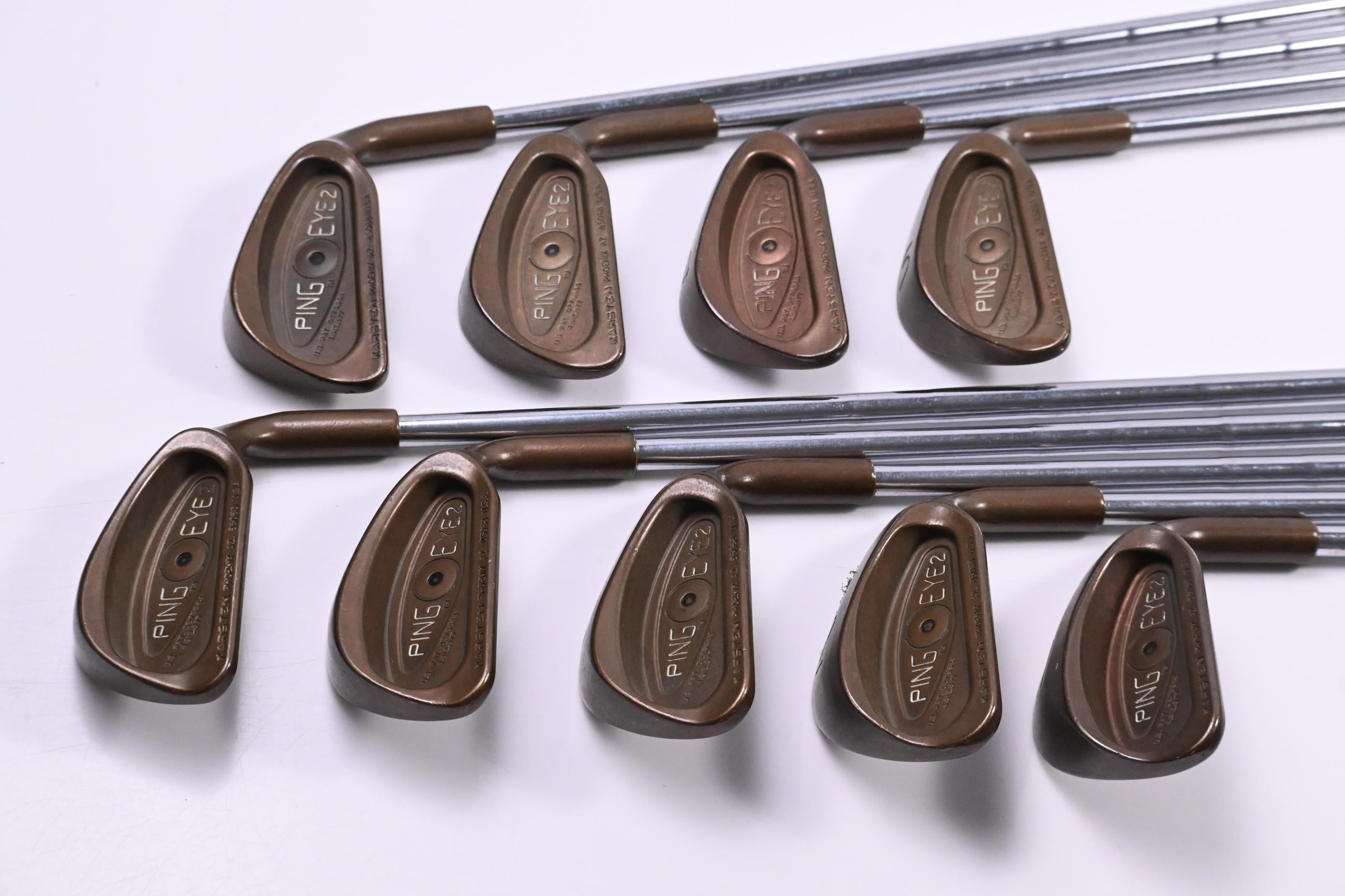 Ping Eye 2 BeCu Irons / 2-PW / Black Dot / Stiff Flex Ping Karsten ZZ-Lite