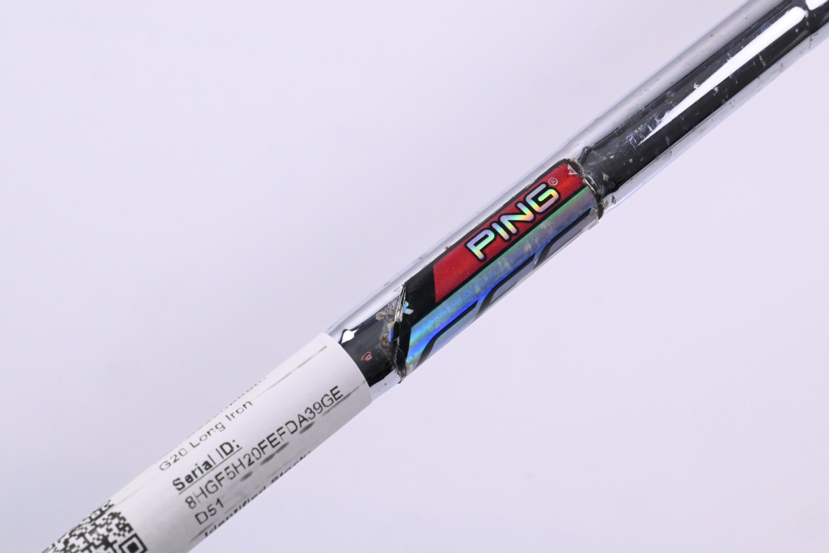 Ping G20 #4 Iron / 23 Degree / Black Dot / Regular Flex Ping CFS Shaft