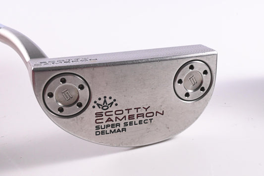 Left Hand Scotty Cameron Super Select Del Mar Putter / 34 Inch