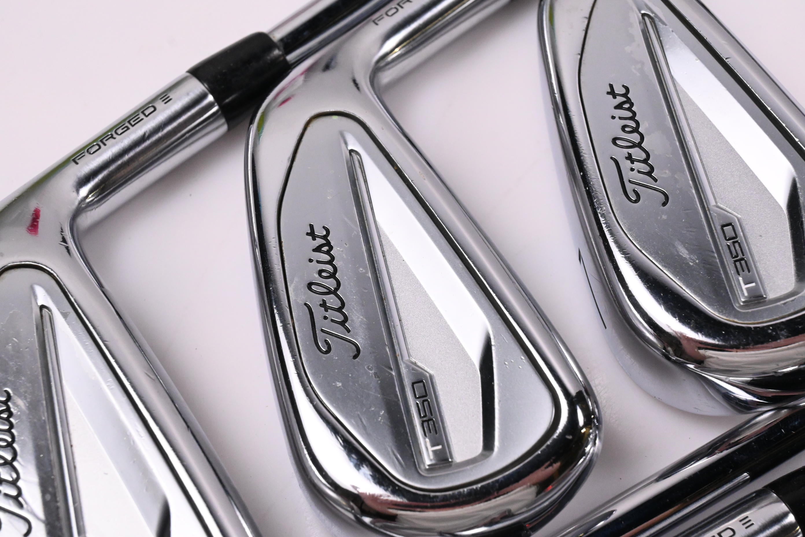 Titleist T350 Irons / 5-PW+48° / Regular Flex True Temper AMT Red R300 Shafts