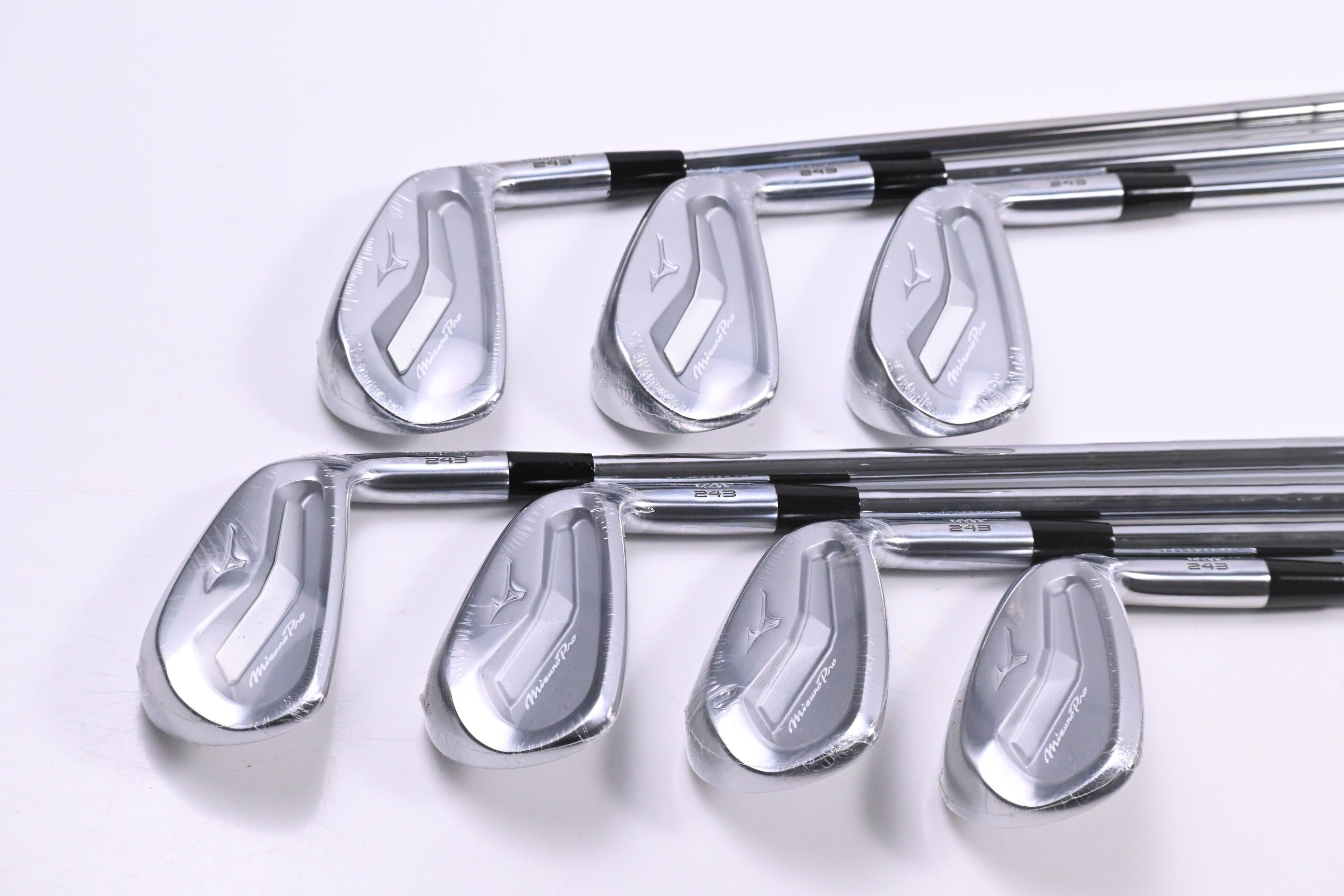 Mizuno Pro 243 Irons / 4-PW / Stiff Flex KBS Tour Shafts