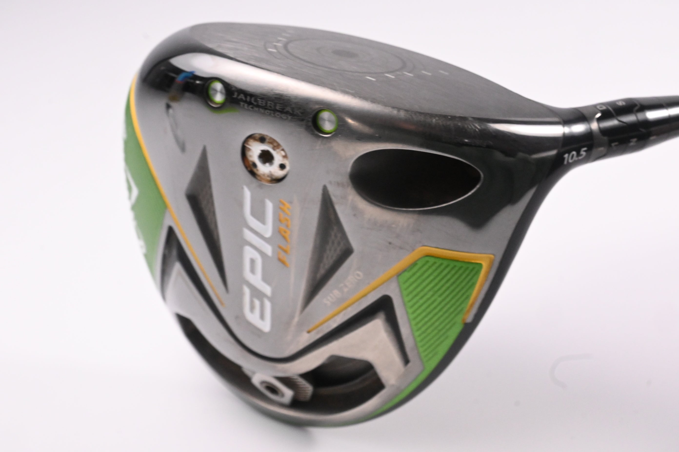 Callaway Epic Flash Sub Zero Driver / 10.5 Degree / Stiff Flex EvenFlow Green 55