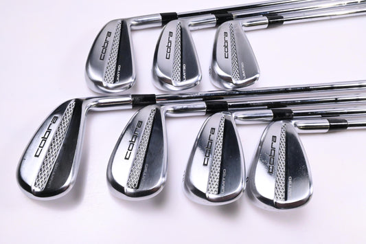 Cobra Limt3d Irons / 4-PW / Regular Flex KBS $-Taper Lite 95 Shafts