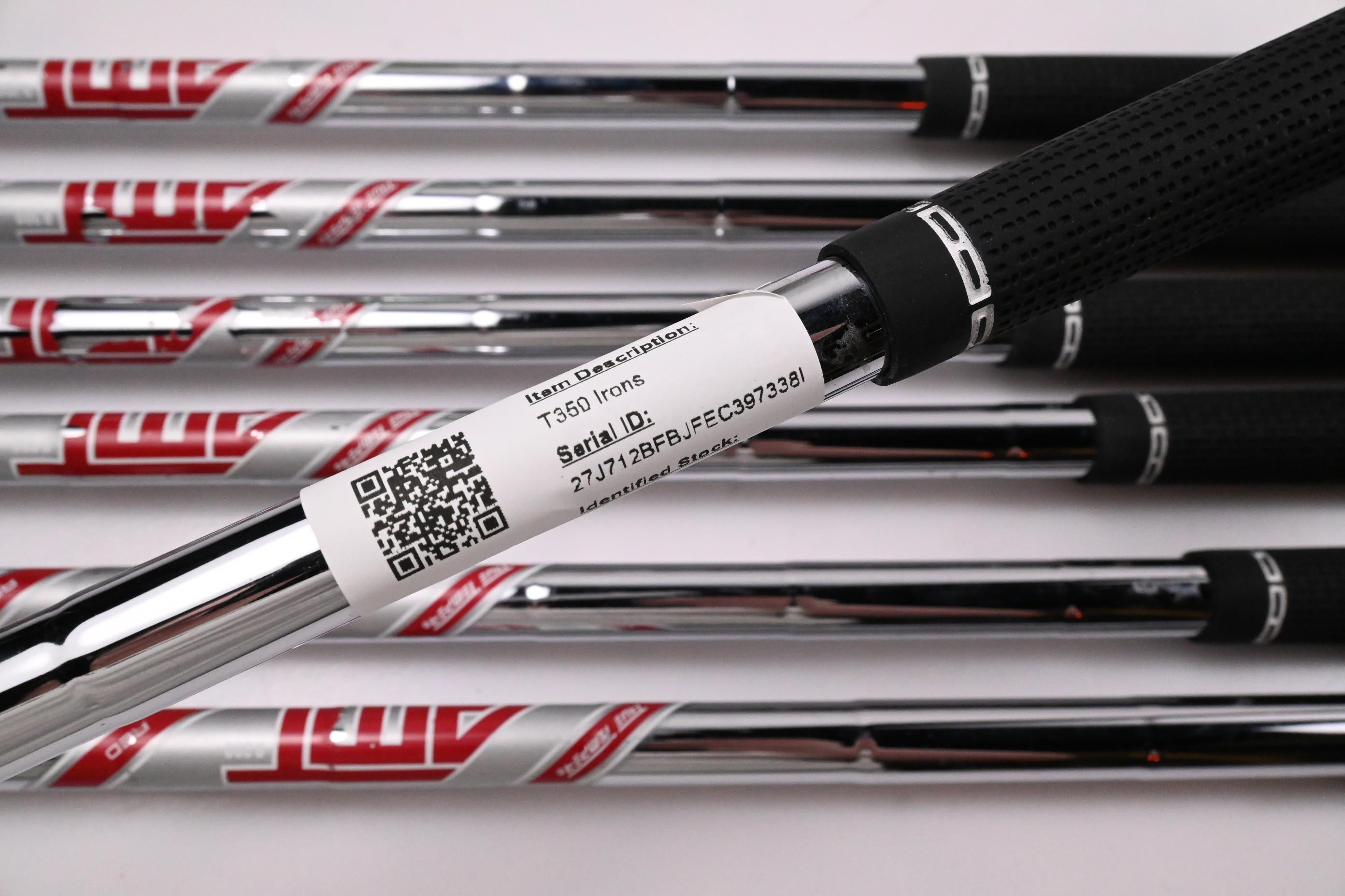 Titleist T350 Irons / 5-PW+48° / Regular Flex True Temper AMT Red R300 Shafts