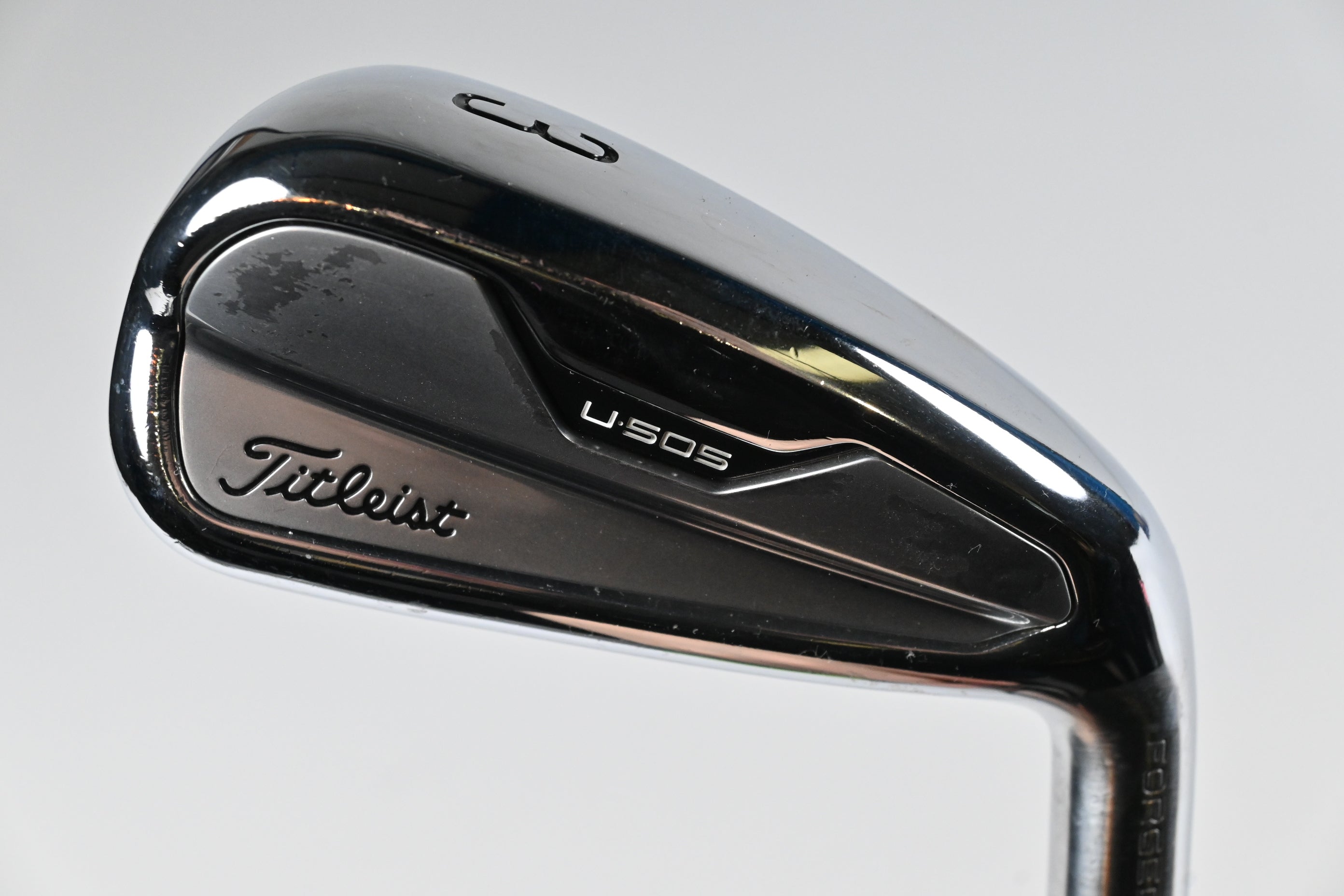Titleist U505 #3 Iron / 20 Degree / Stiff Flex HZRDUS Smoke Black RDX 80 Shaft