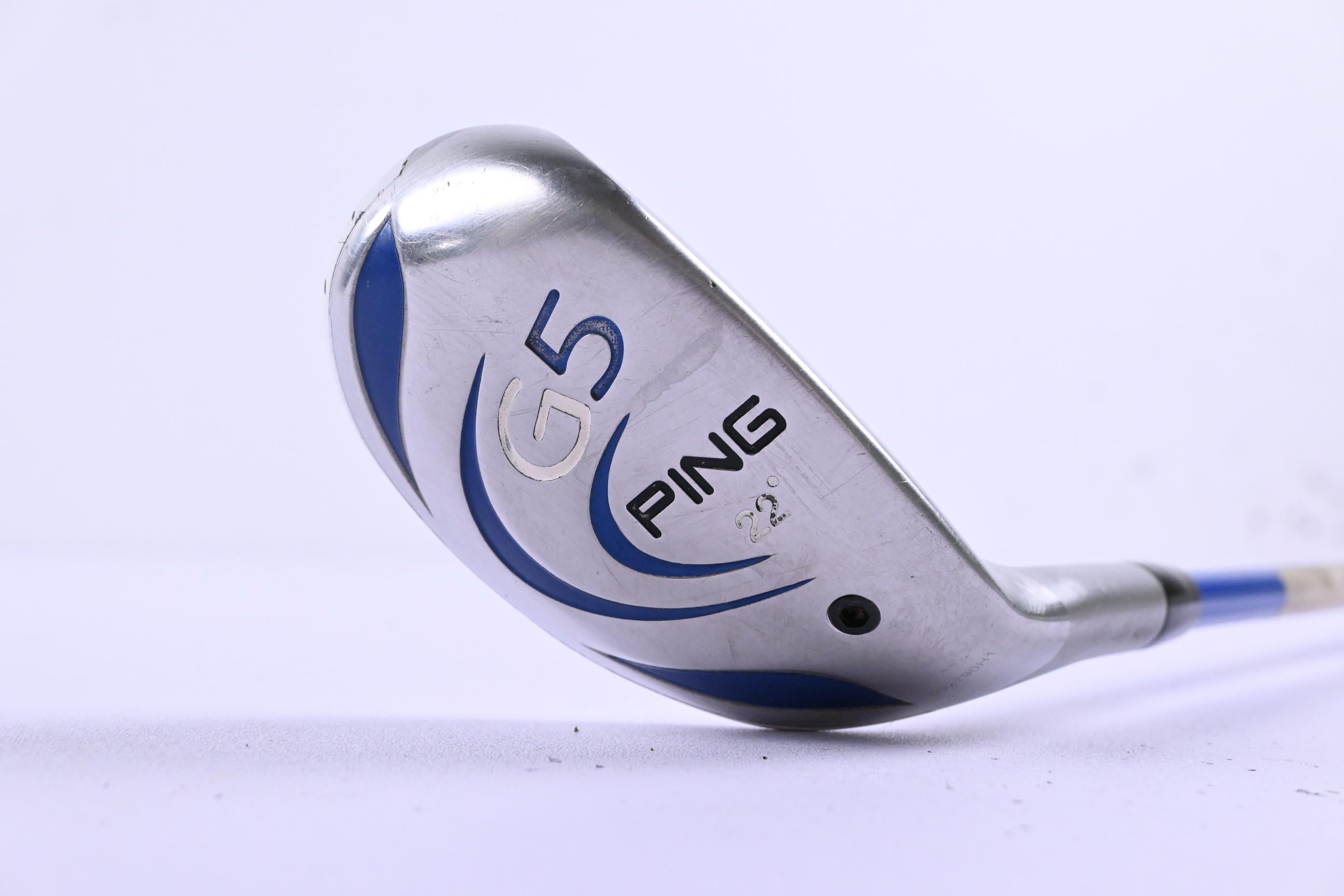 Ping G5 #4 Hybrid / 22 Degree / Regular Flex Grafalloy ProLaunch Blue HY Shaft