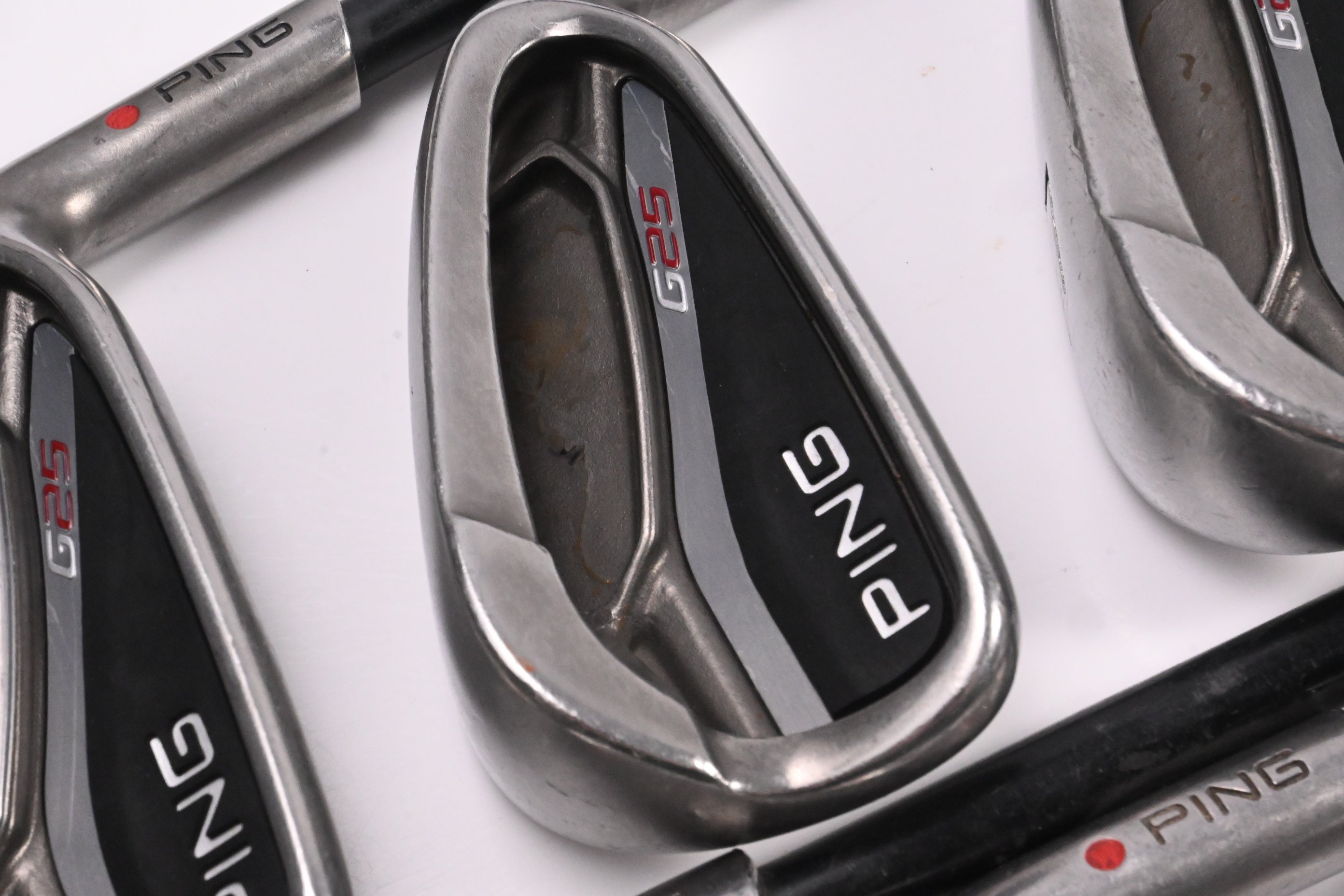 Ping G25 Irons / 5-PW / Red Dot / Regular Flex Ping TFC 189 Shafts