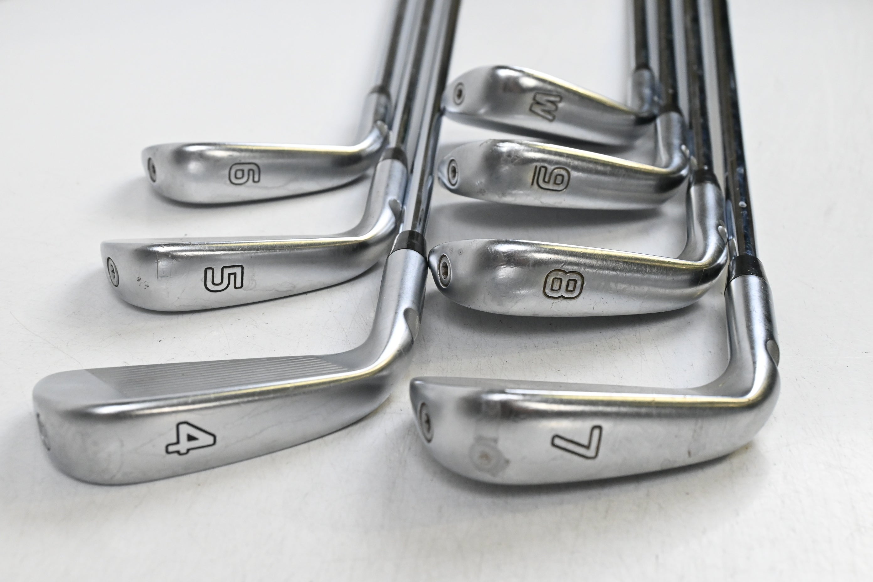 Ping i500 Irons / 4-PW / Orange Dot / Stiff Flex Project X LZ 120 Shafts