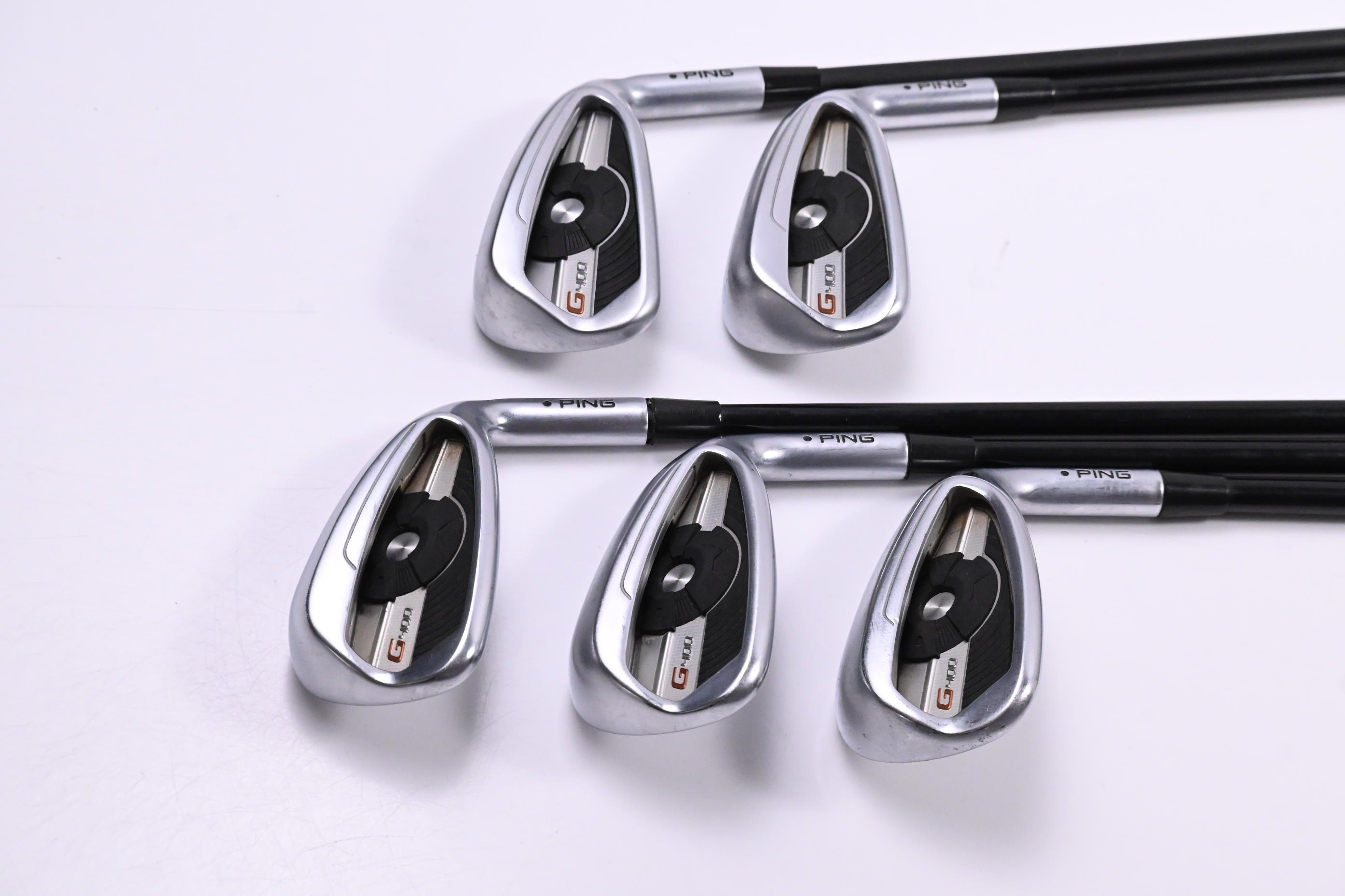 Ping G400 Irons / 6-PW / Black Dot / Senior Flex Ping ALTA CB AWT Shafts
