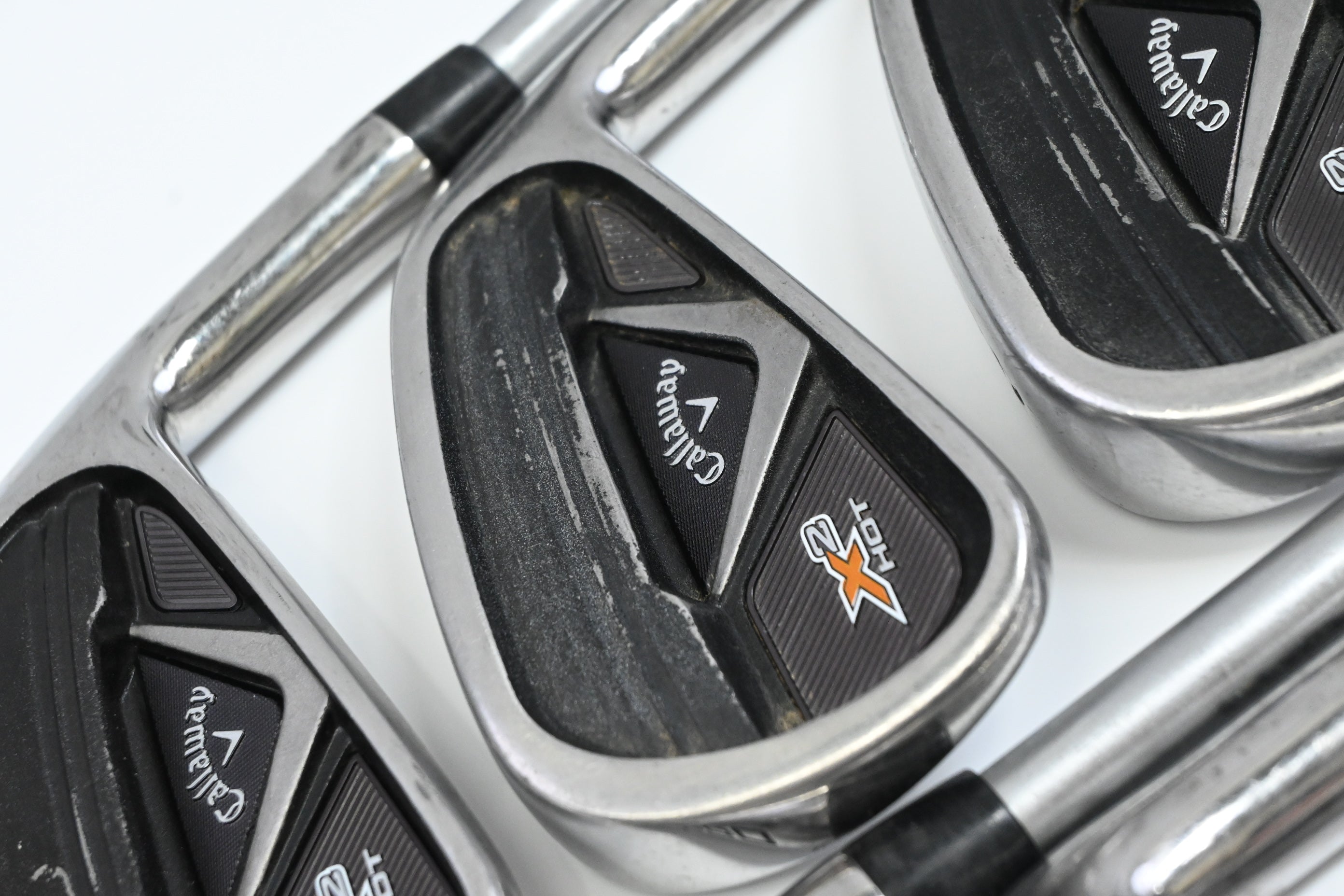 Callaway X2 Hot Pro Irons / 3-PW / Stiff Flex KBS Tour C-Taper 120 Shafts