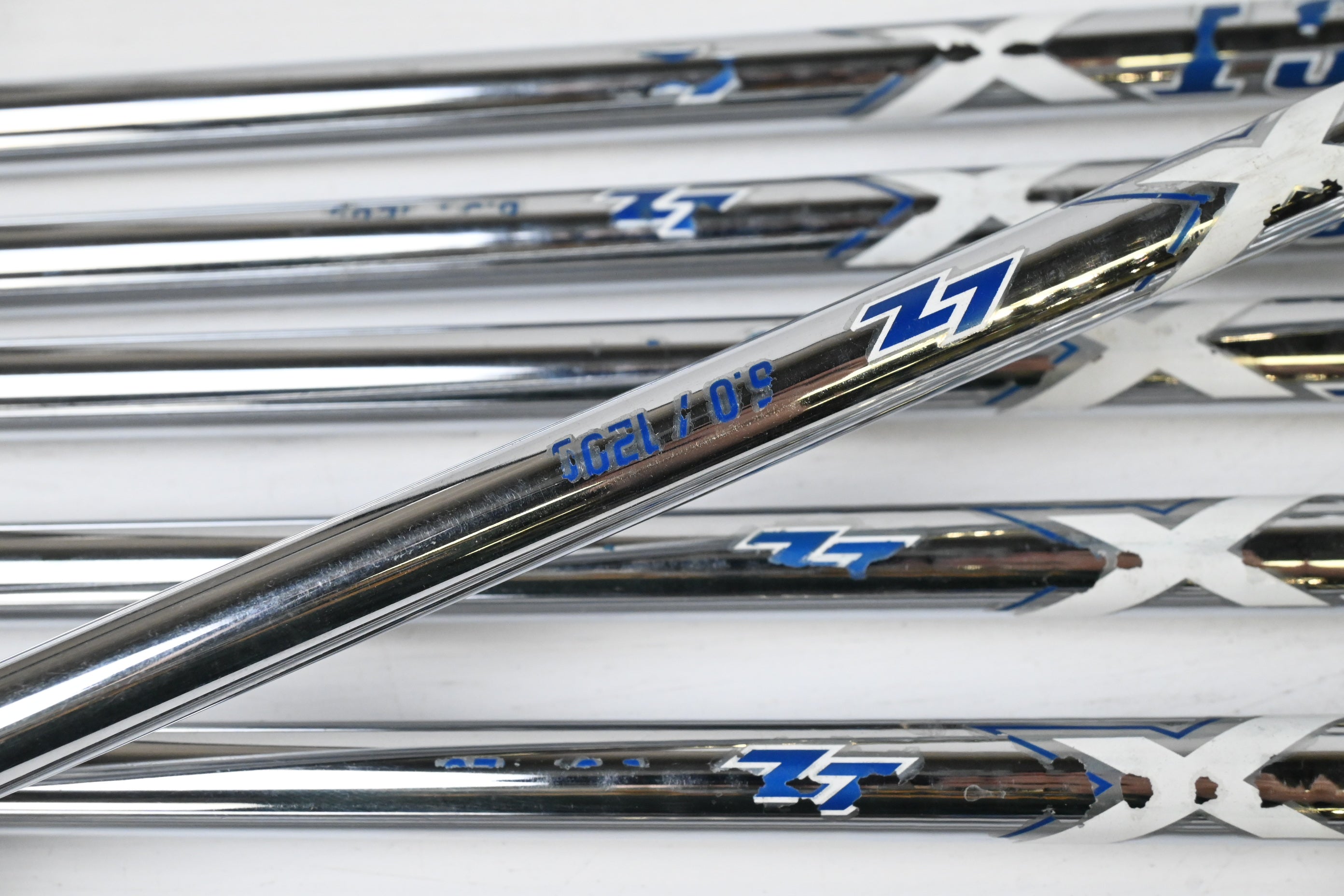 Ping i500 Irons / 4-PW / Orange Dot / Stiff Flex Project X LZ 120 Shafts