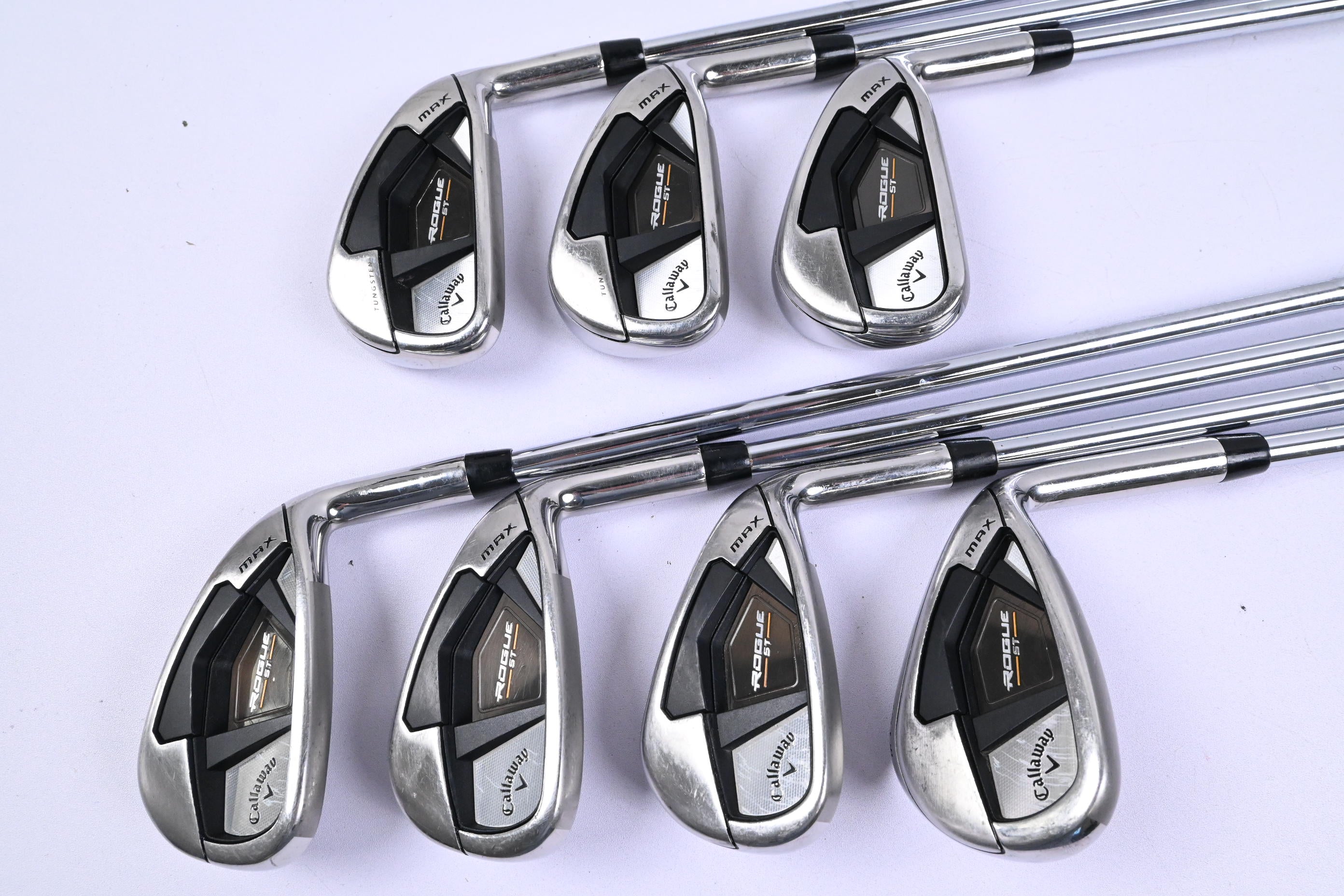 Callaway Rogue ST Max Irons / 5-PW+SW / Regular Flex Elevate 95 Shafts
