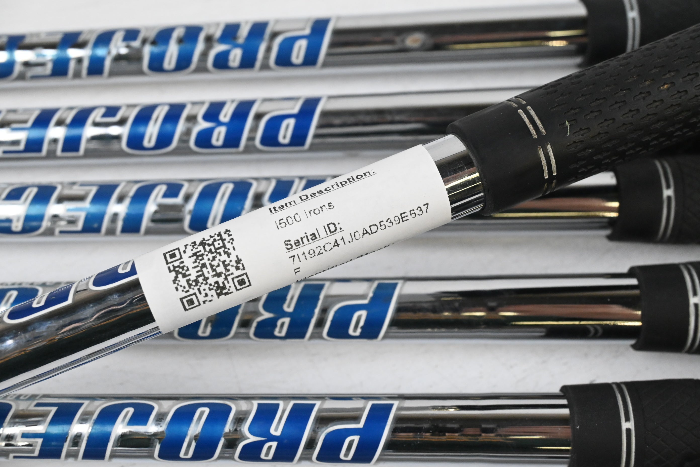 Ping i500 Irons / 4-PW / Orange Dot / Stiff Flex Project X LZ 120 Shafts