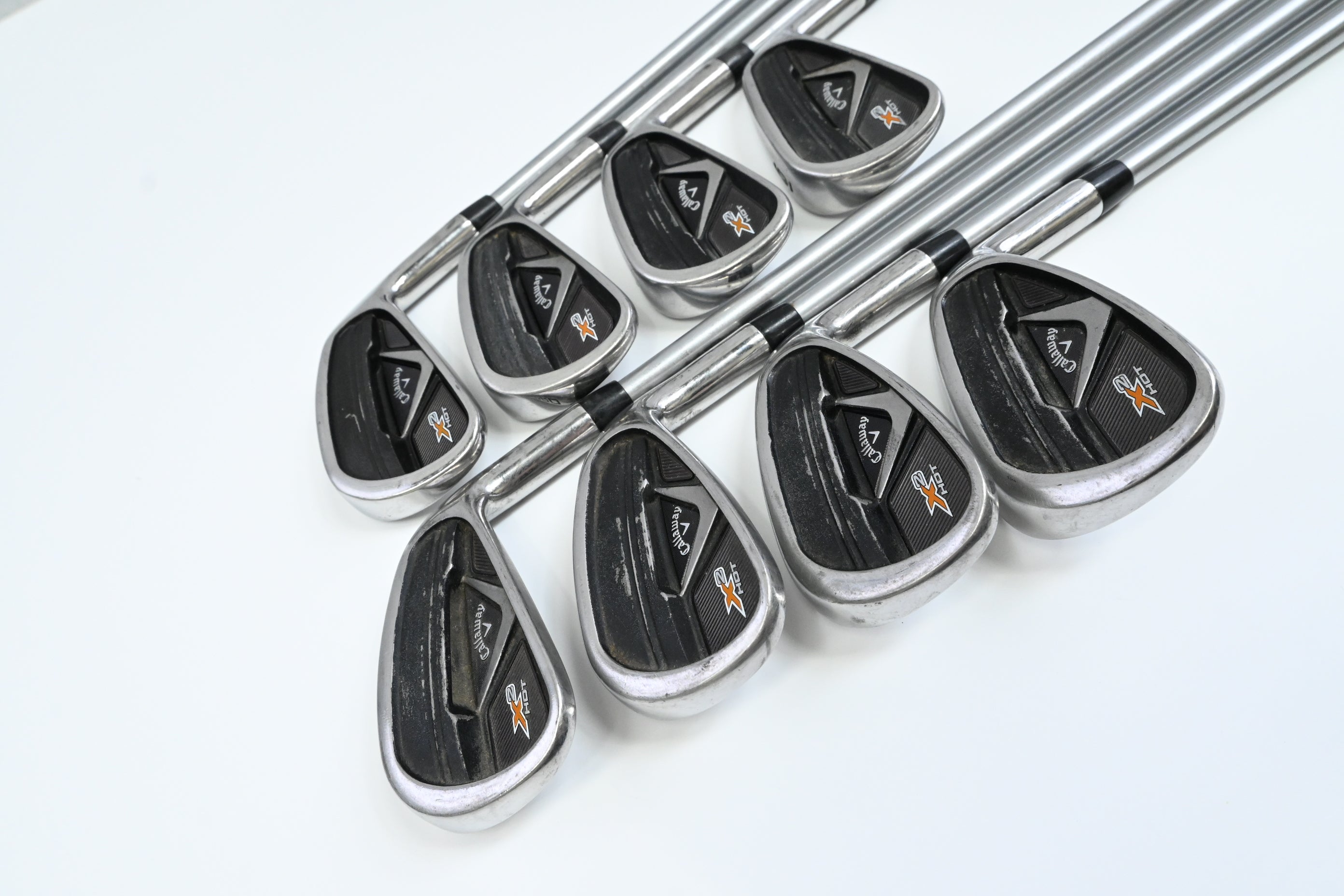 Callaway X2 Hot Pro Irons / 3-PW / Stiff Flex KBS Tour C-Taper 120 Shafts