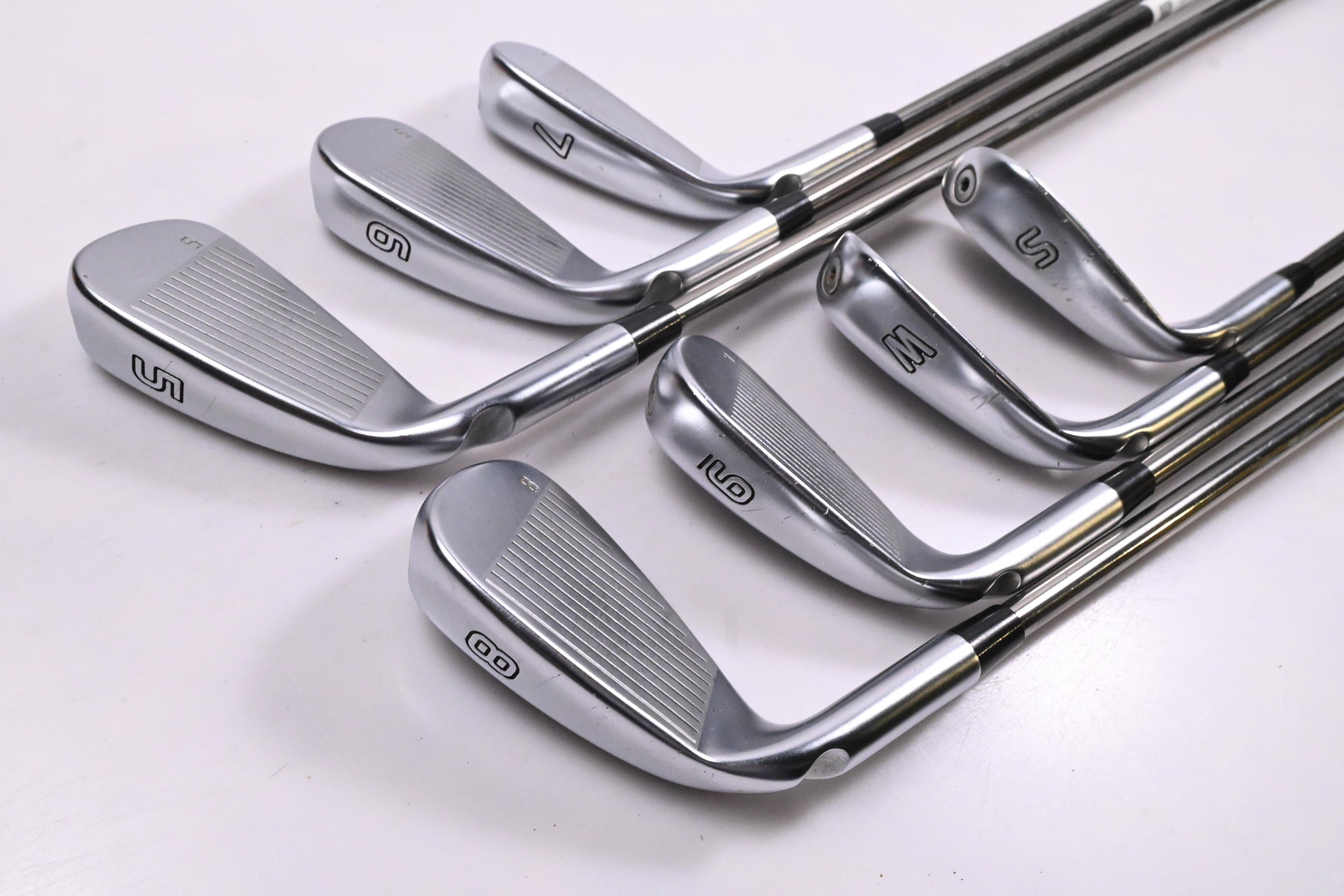 Ping G410 Irons / 5-PW+SW / Blue Dot / Regular Flex UST Recoil ES 780 Shafts
