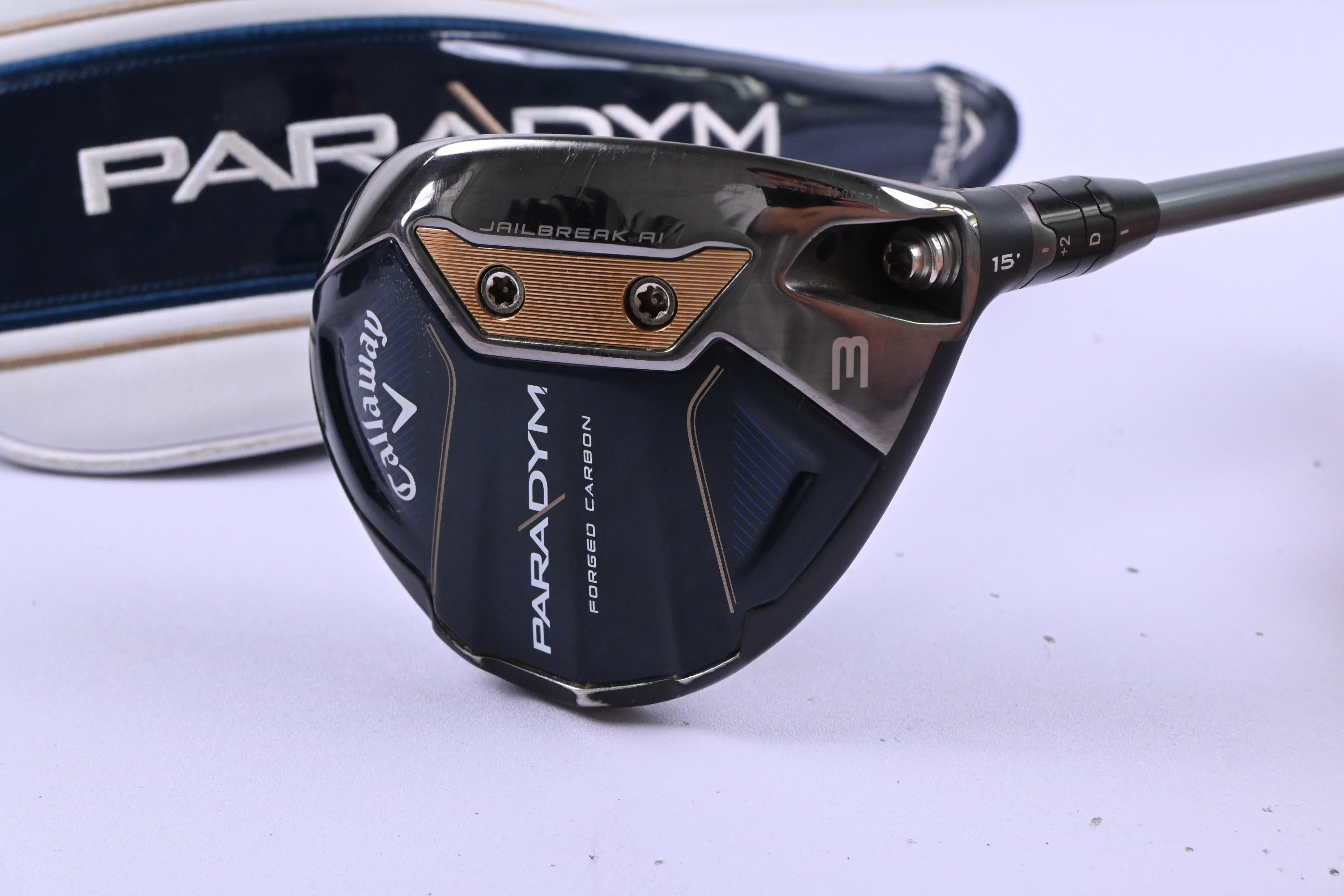 Callaway Paradym #3 Wood / 15 Degree / Regular Flex HZRDUS Gen4 Silver 60 Shaft