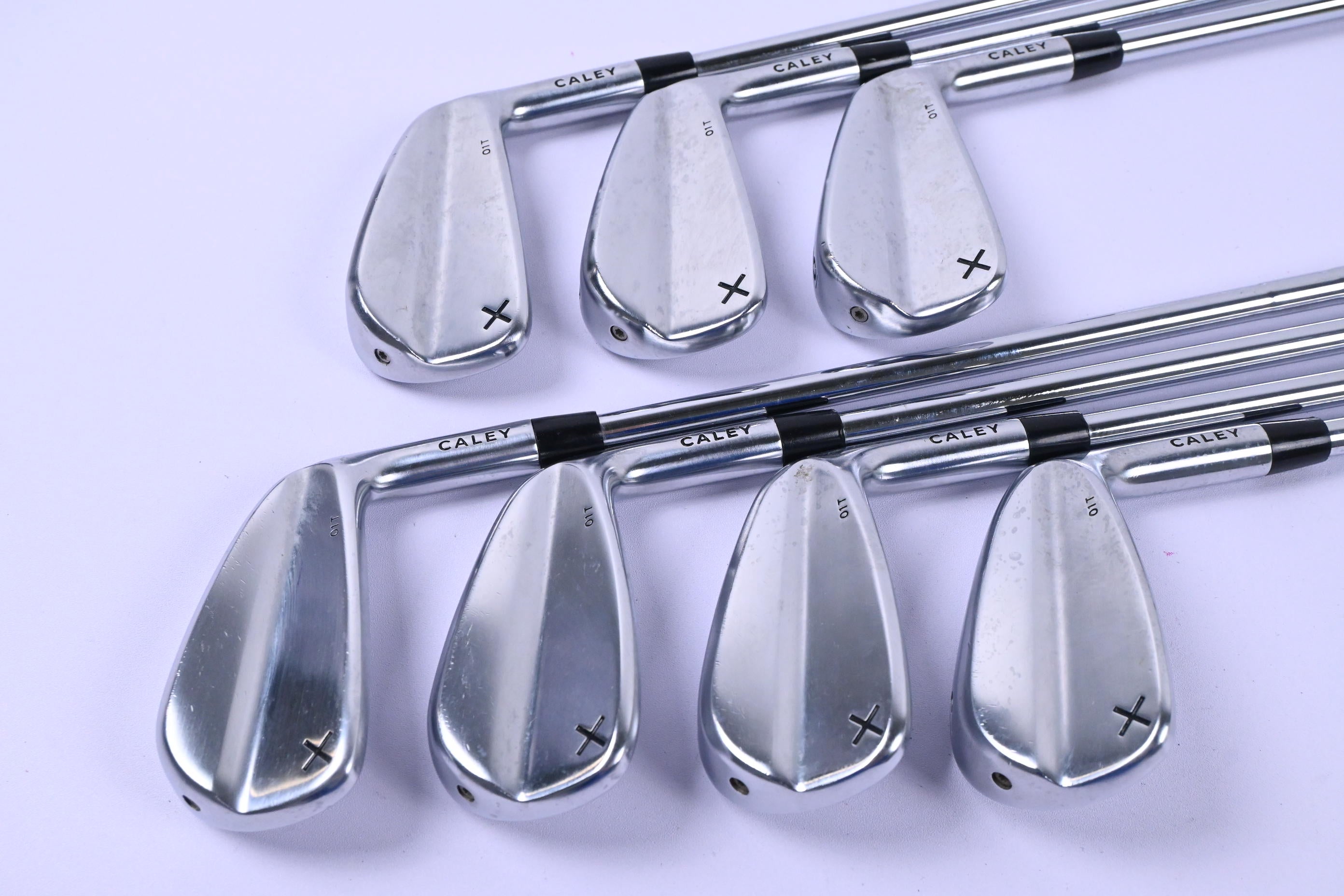 Caley 01T Irons / 4-PW / Regular Flex KBS Tour 110 Shafts