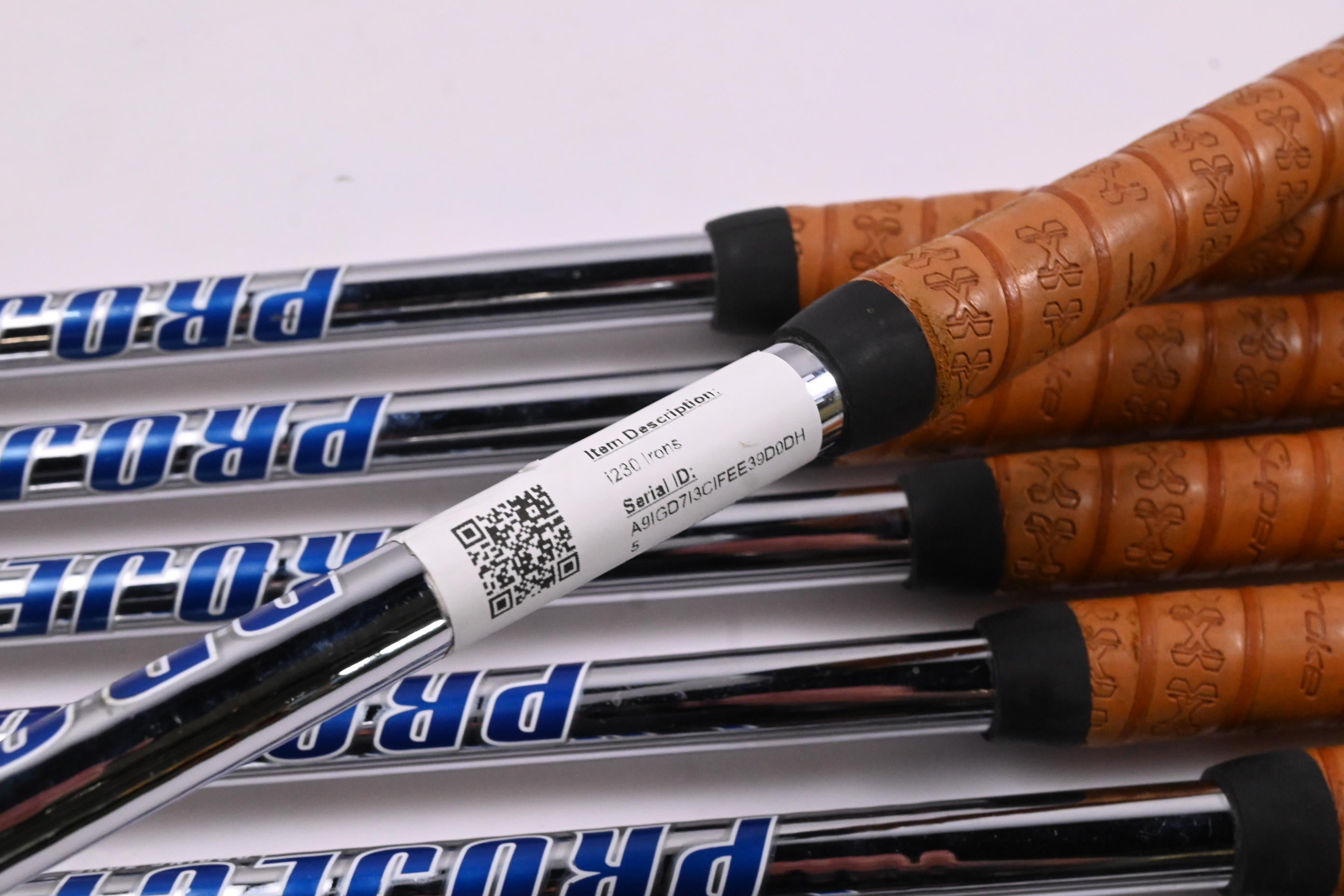 Ping i230 Irons / 4-PW / Black Dot / Stiff Flex Project X LZ 120 Shafts